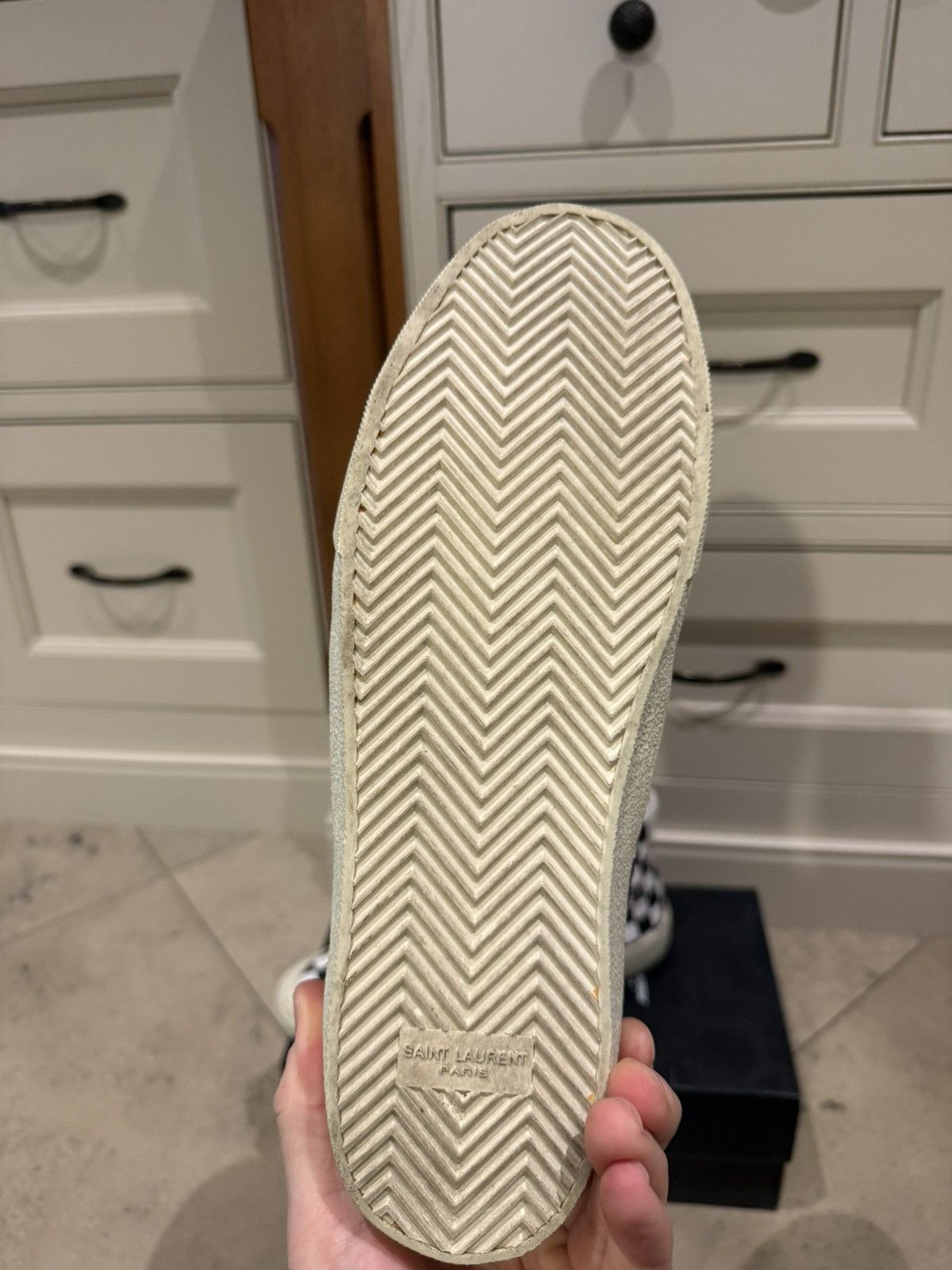Saint Laurent Paris SS16 Saint Laurent surf sound checkered SL37 sneakers 45 Size US 12 / EU 45 - 18 Thumbnail