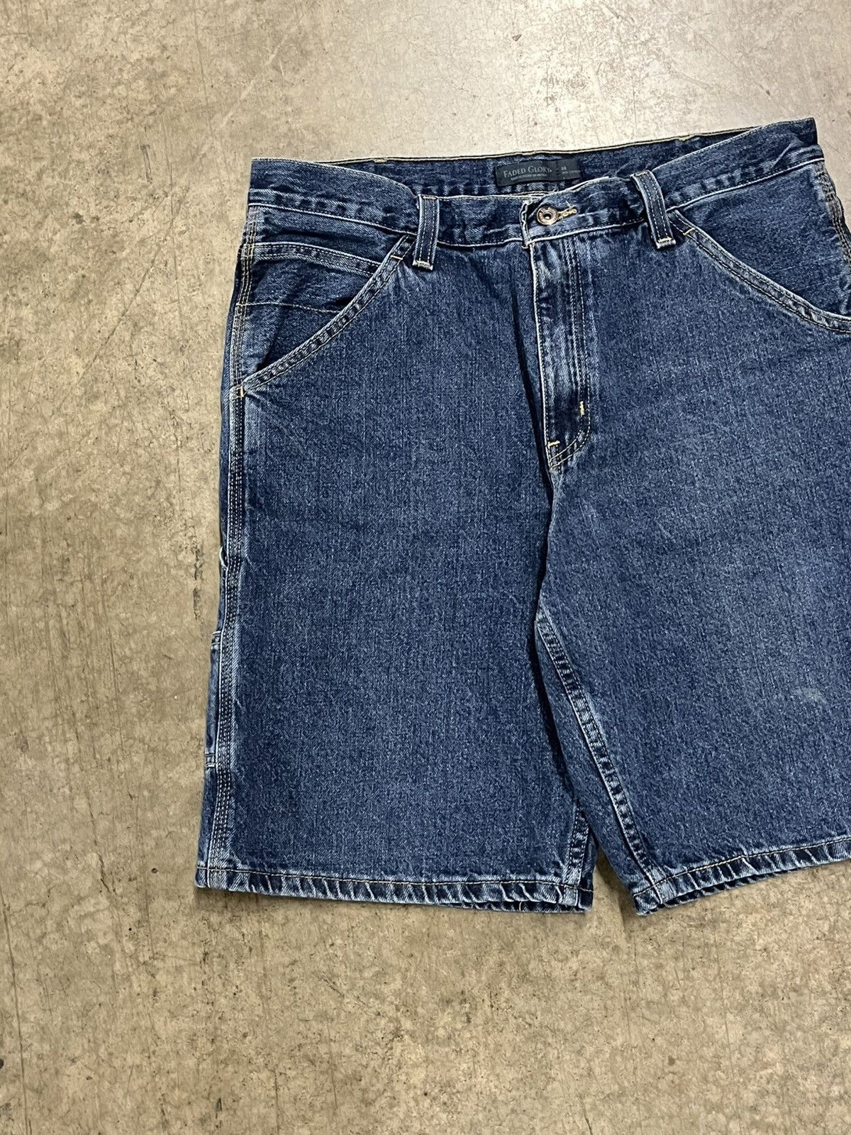 Vintage Jorts carpenter vintage baggy fit denim skater hype streetwe Size US 36 / EU 52 - 6 Thumbnail