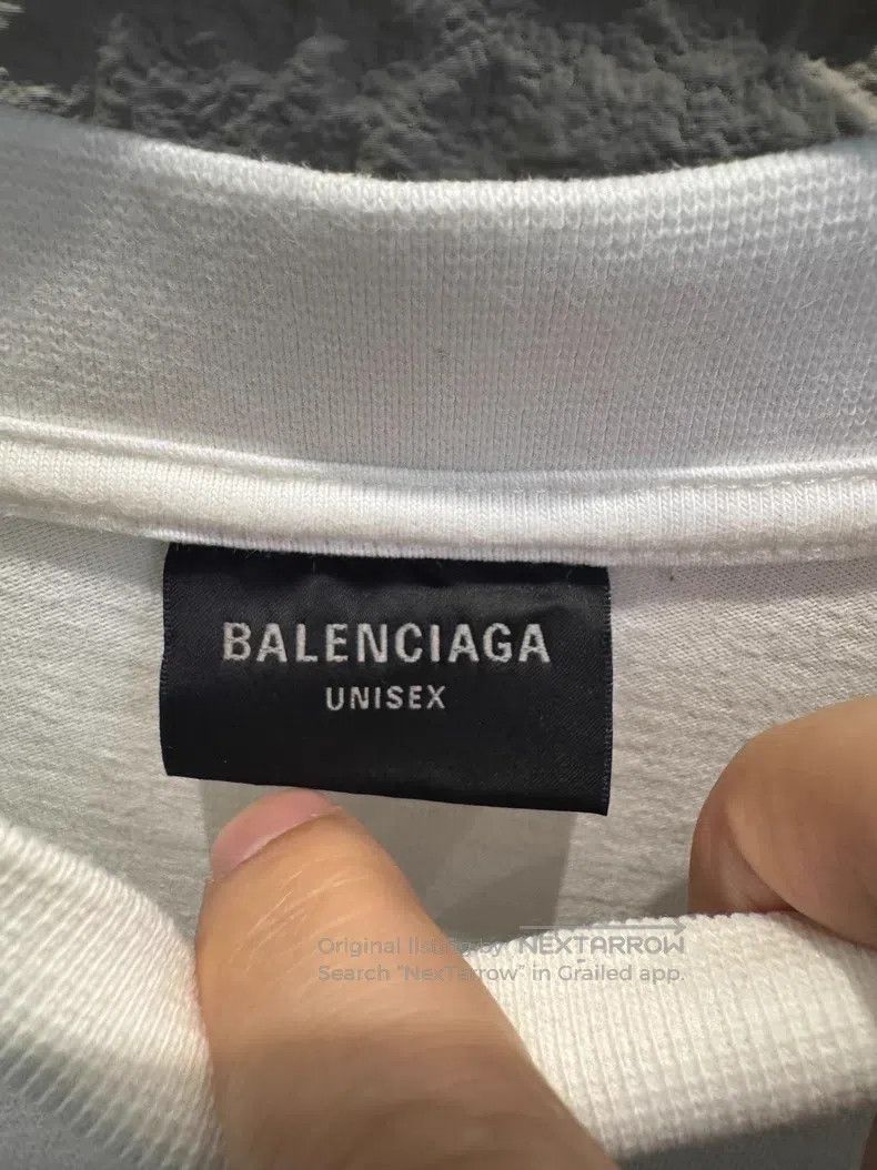 Balenciaga Balenciaga Logo Embroidered Crew Neck Short Sleeve T-Shirt Size US XS / EU 42 / 0 - 2 Thumbnail