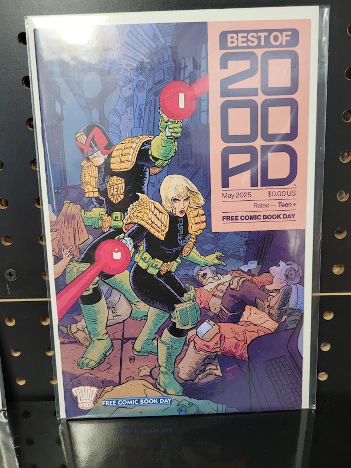 Other Best of 2000 AD FCBD 2025 Unstamped NM Hayden Sherman Cover Size ONE SIZE - 1 Preview