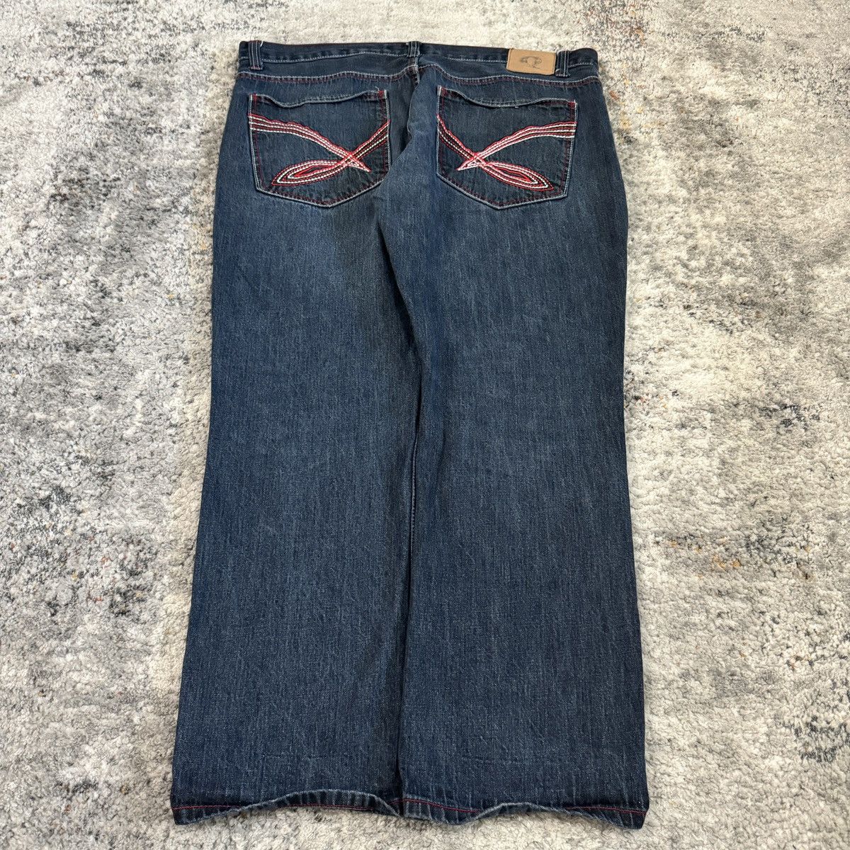 JNCO × Vintage Vintage Y2K baggy wide leg embroidered cybergoth jeans Size US 42 / EU 58 - 1 Thumbnail