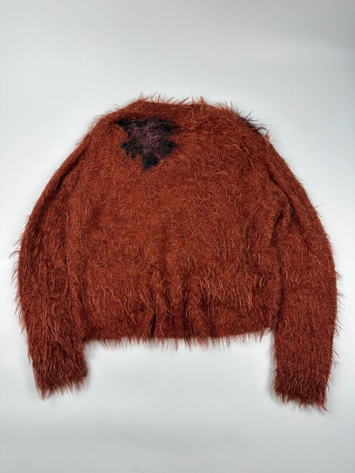 Acne Studios Acne Studio FW2017 Fuzzi Hairy Red Orange Sweater Knit Size US M / EU 48-50 / 2 - 5 Thumbnail