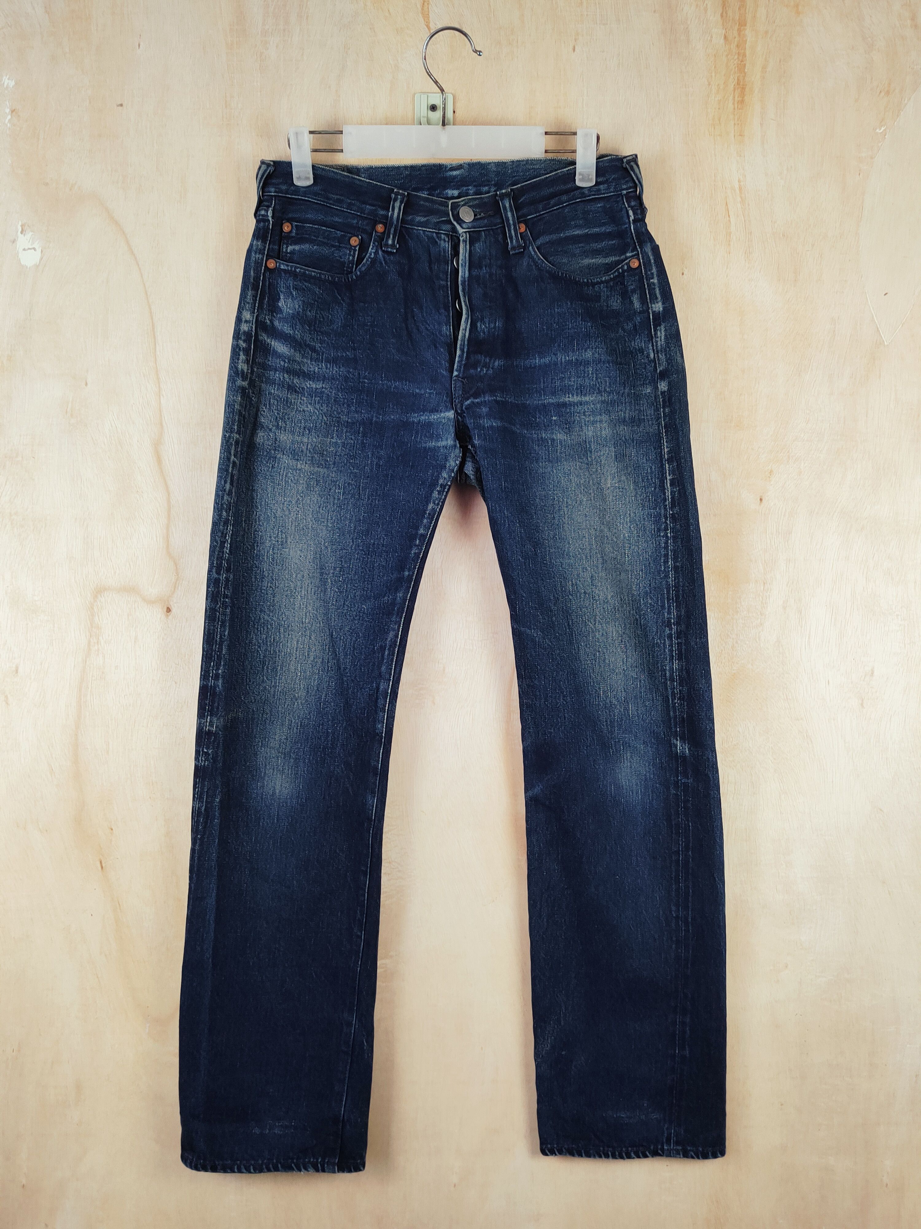 45rpm DL R Dark Blue Distressed Ripped Jeans #2668 Size US 30 / EU 46 - 1 Thumbnail