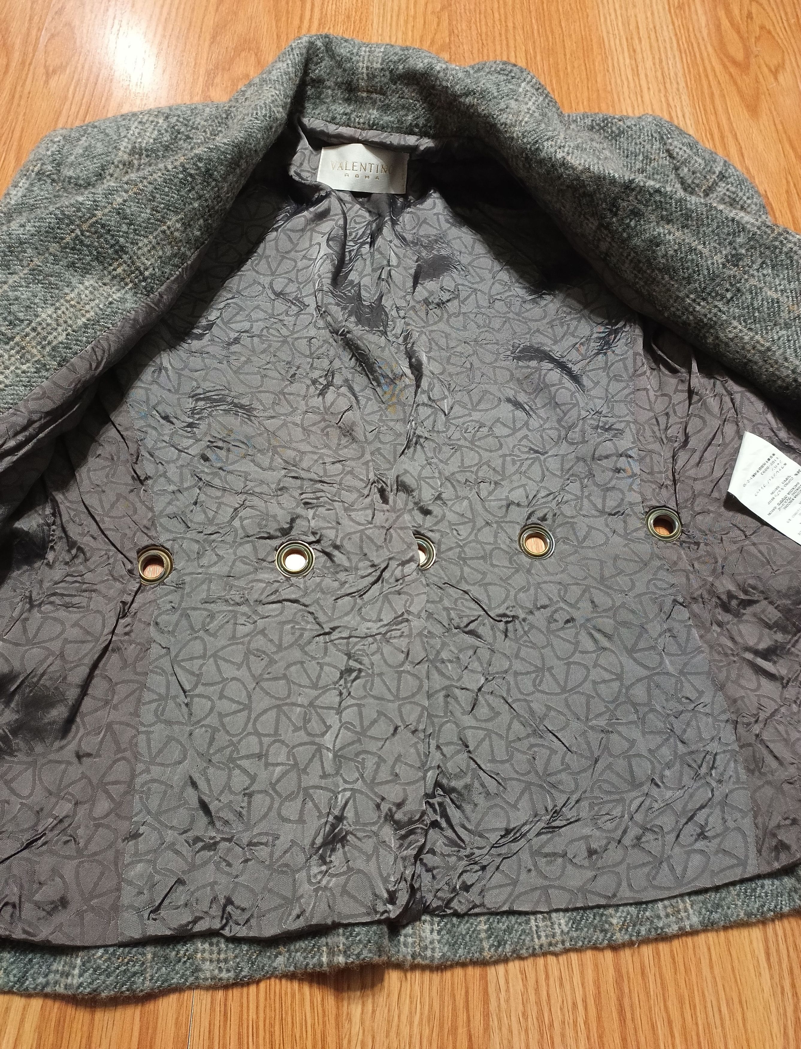 Valentino Valentino Wool Grey Plaid Check Blazer Jacket IT40 Size S / US 4 / IT 40 - 10 Thumbnail