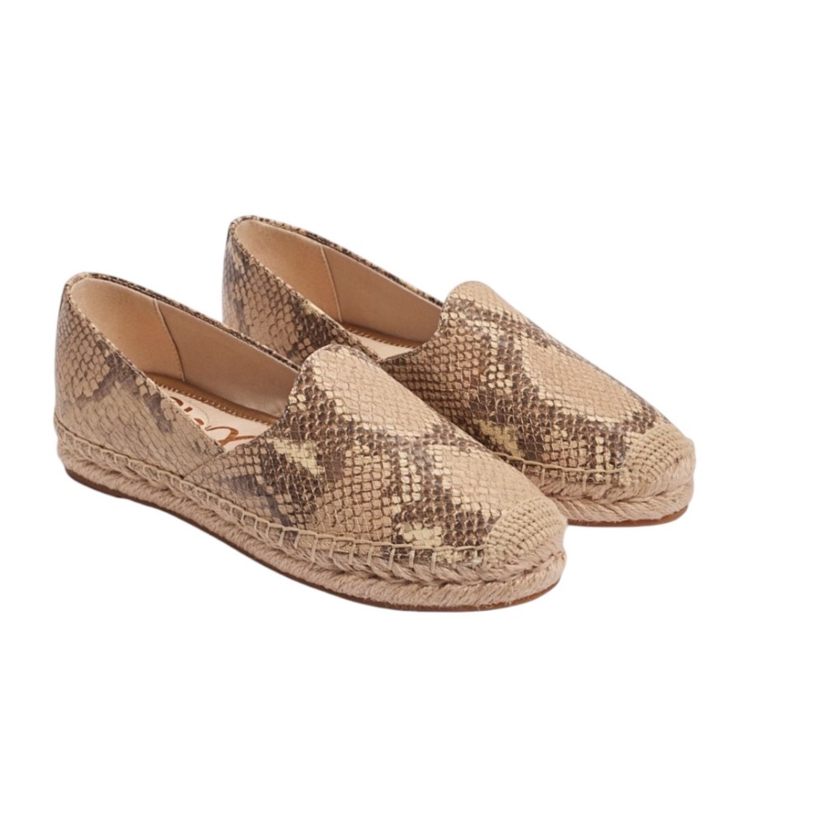 Sam Edelman Kesia leather slip on Espadrille flat NEW