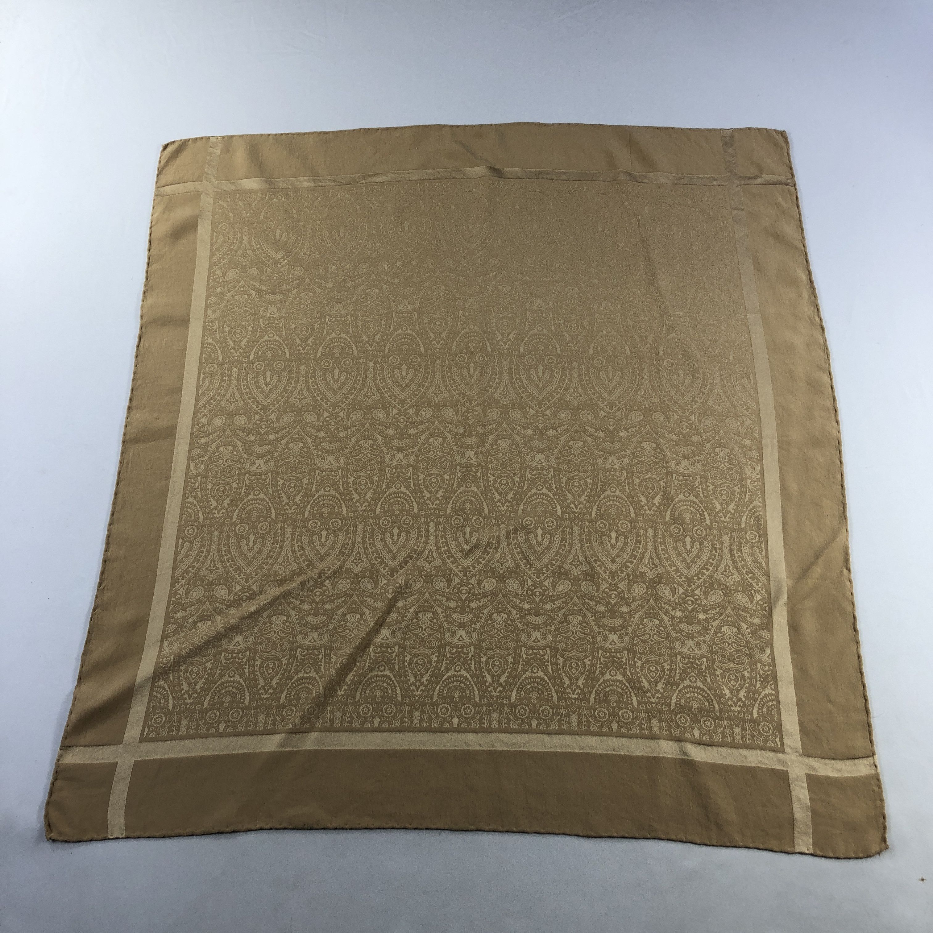 Japanese Brand Vintage Luxury Paisley Silk Scarf M1411 Size ONE SIZE - 2 Thumbnail