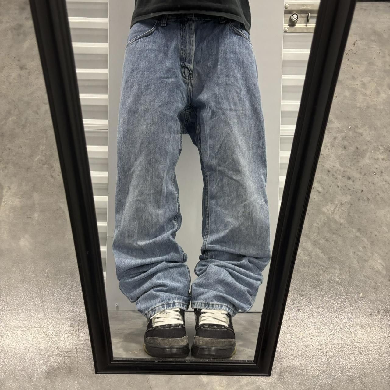 Japanese Brand × Vintage Crazy Vintage Y2K/2000s Grunge Light Wash Essential Denim Jeans! Size US 36 / EU 52 - 1 Thumbnail