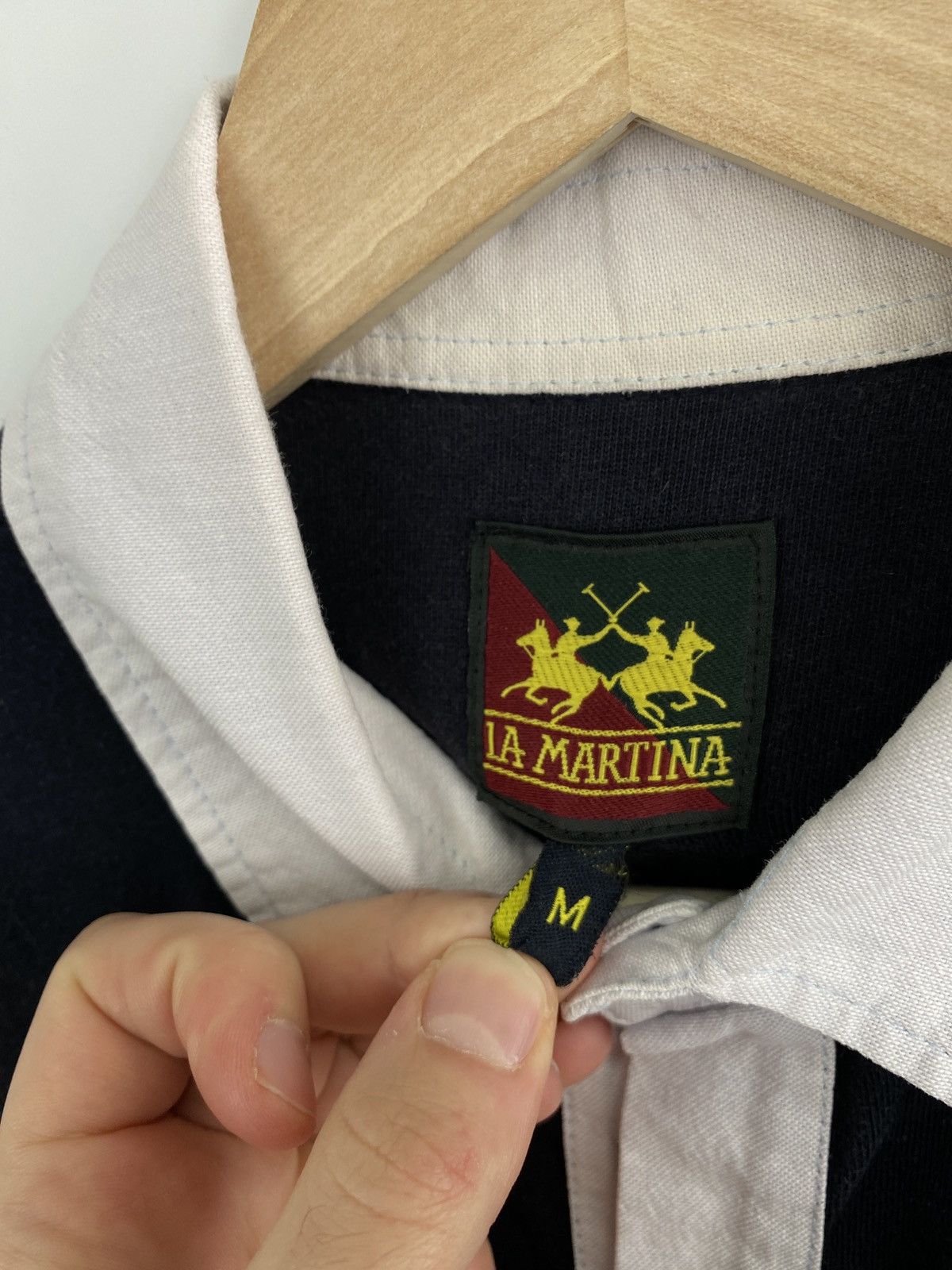 La Martina 🇺🇸 Vintage 90s La Martina Argentino Polo Longe Sleeve Rare Size US M / EU 48-50 / 2 - 6 Thumbnail
