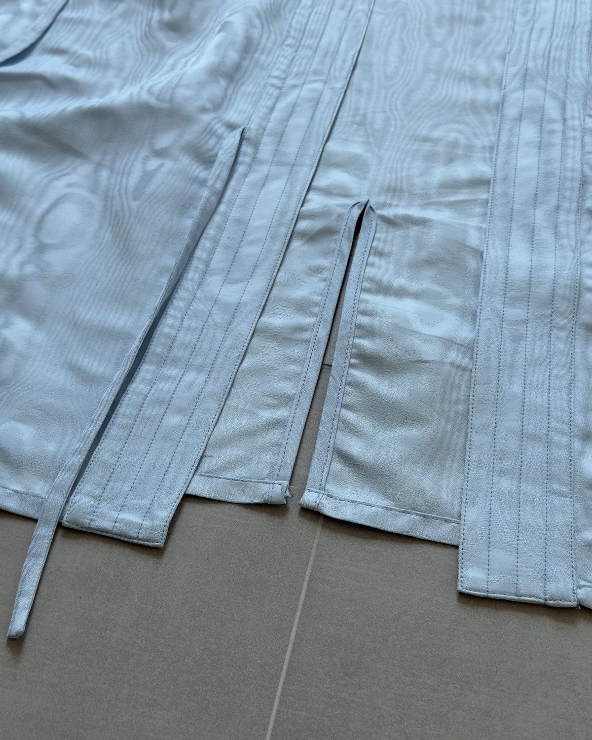 Maison Margiela Madison Margiela Baby Blue Kimono Style Shirt Size US M / EU 48-50 / 2 - 4 Thumbnail