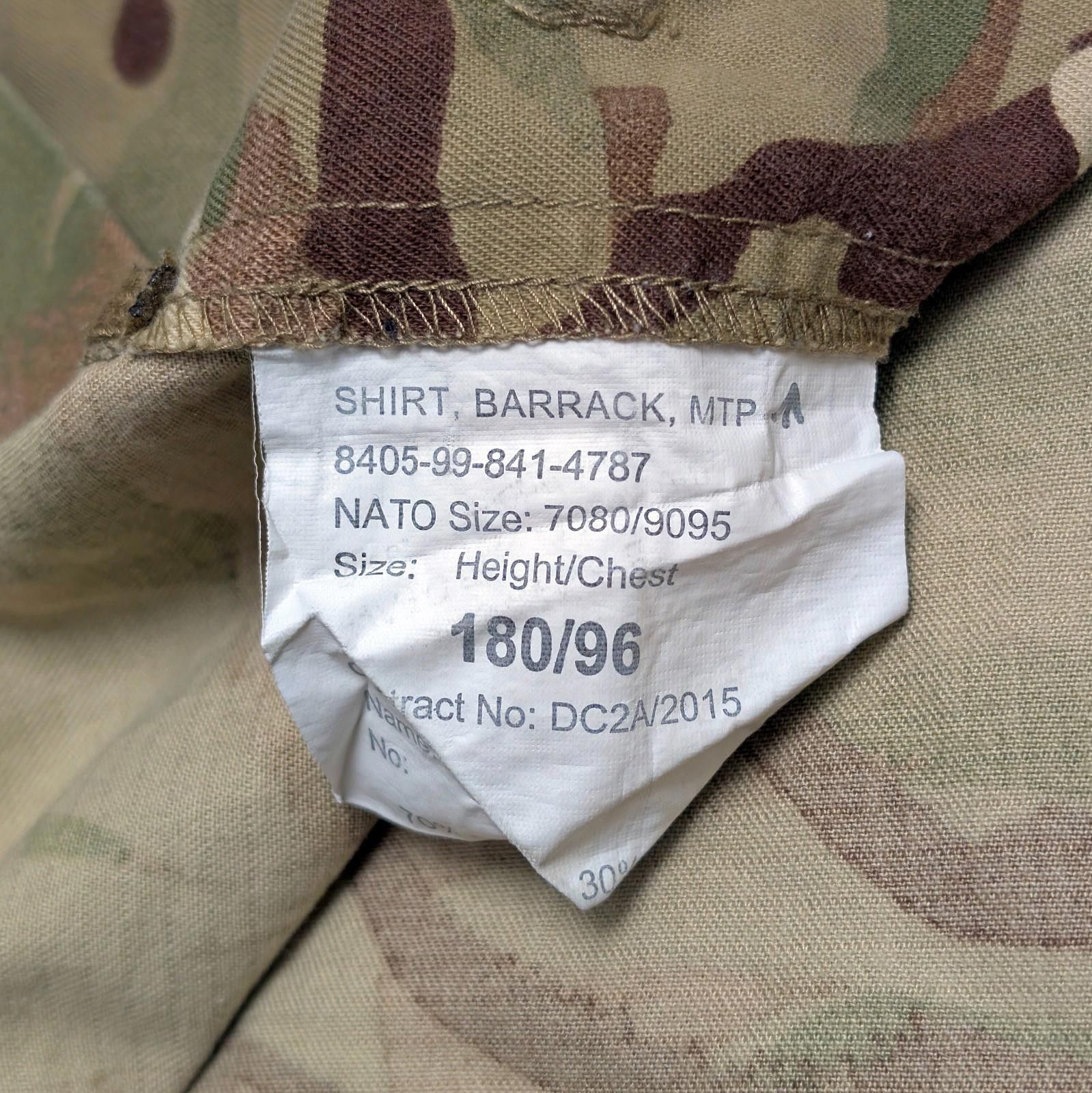 Under Armour British Army MTP Barracks Shirt First Fusiliers - Medium Size ONE SIZE - 4 Thumbnail
