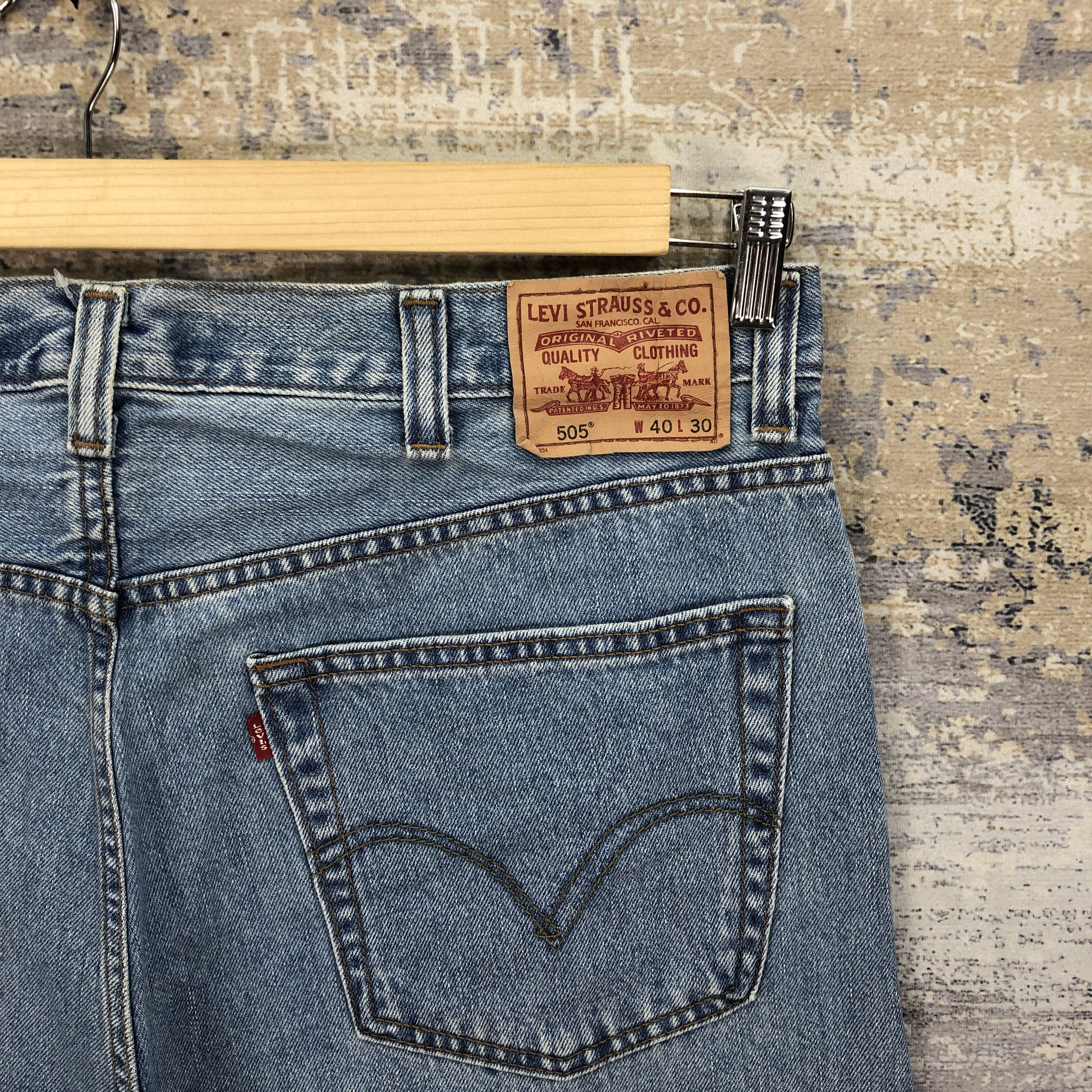 Levi's Vintage Y2K Levis Sun Faded Jeans Levi's Stone Wash Denim Size US 40 / EU 56 - 5 Thumbnail