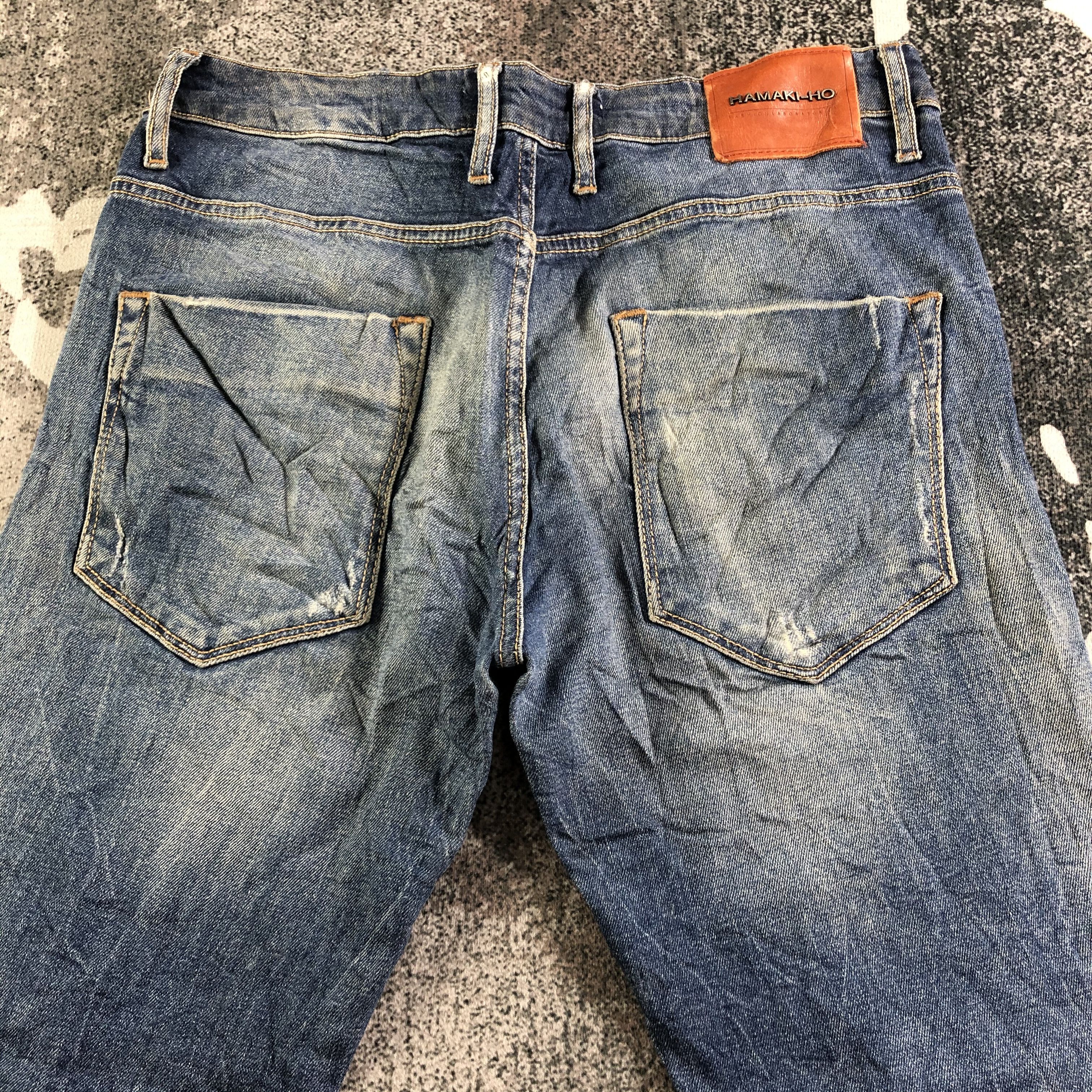HAMAKI-HO Hamaki-Ho Distressed Jeans Skinny Denim KJ3111 Size US 32 / EU 48 - 4 Thumbnail