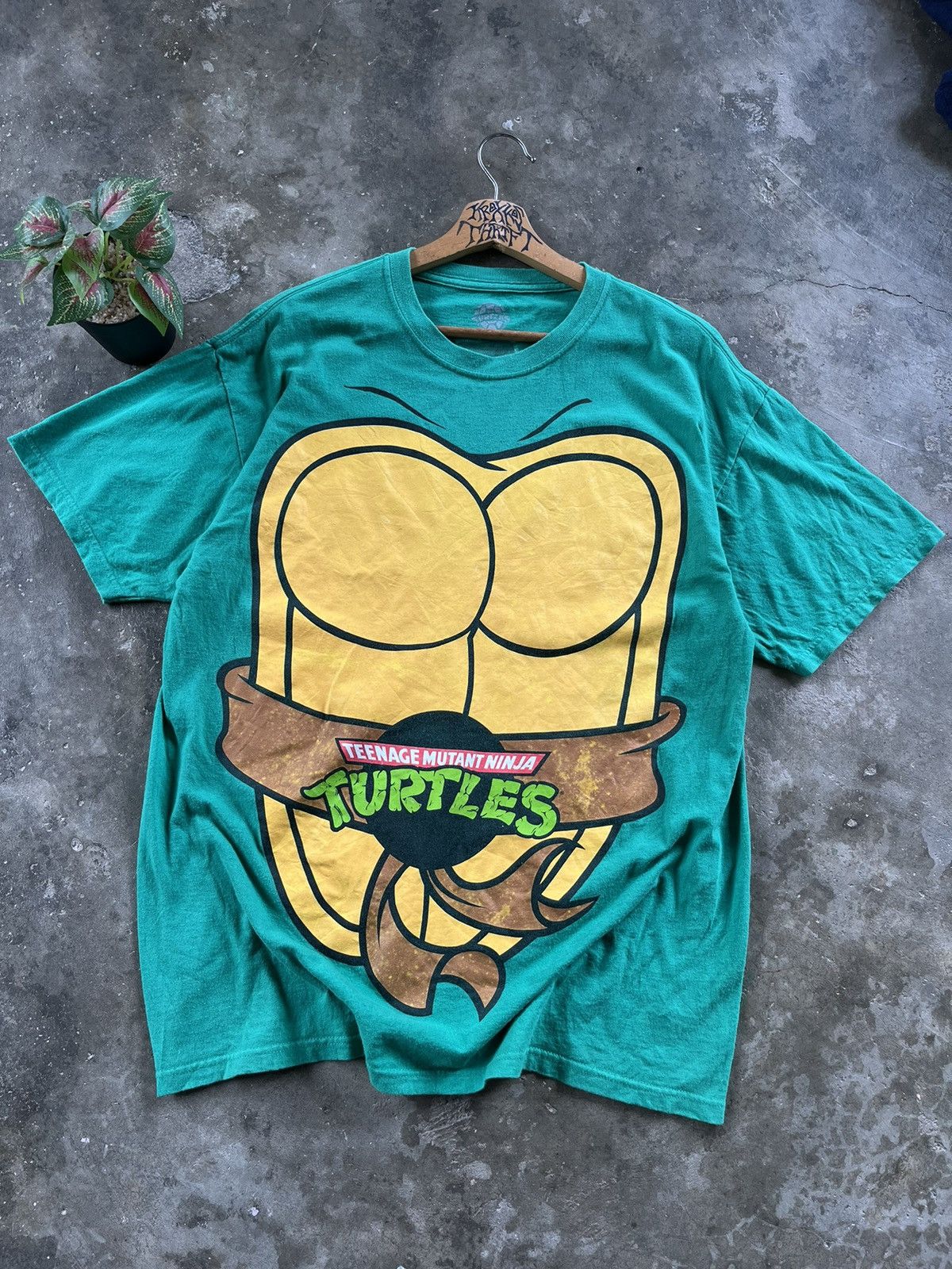 Cartoon Network × Vintage 💥RARE Vintage Ninja Turtle Teenage Mutant Mirror Print Tees Size US L / EU 52-54 / 3 - 2 Thumbnail