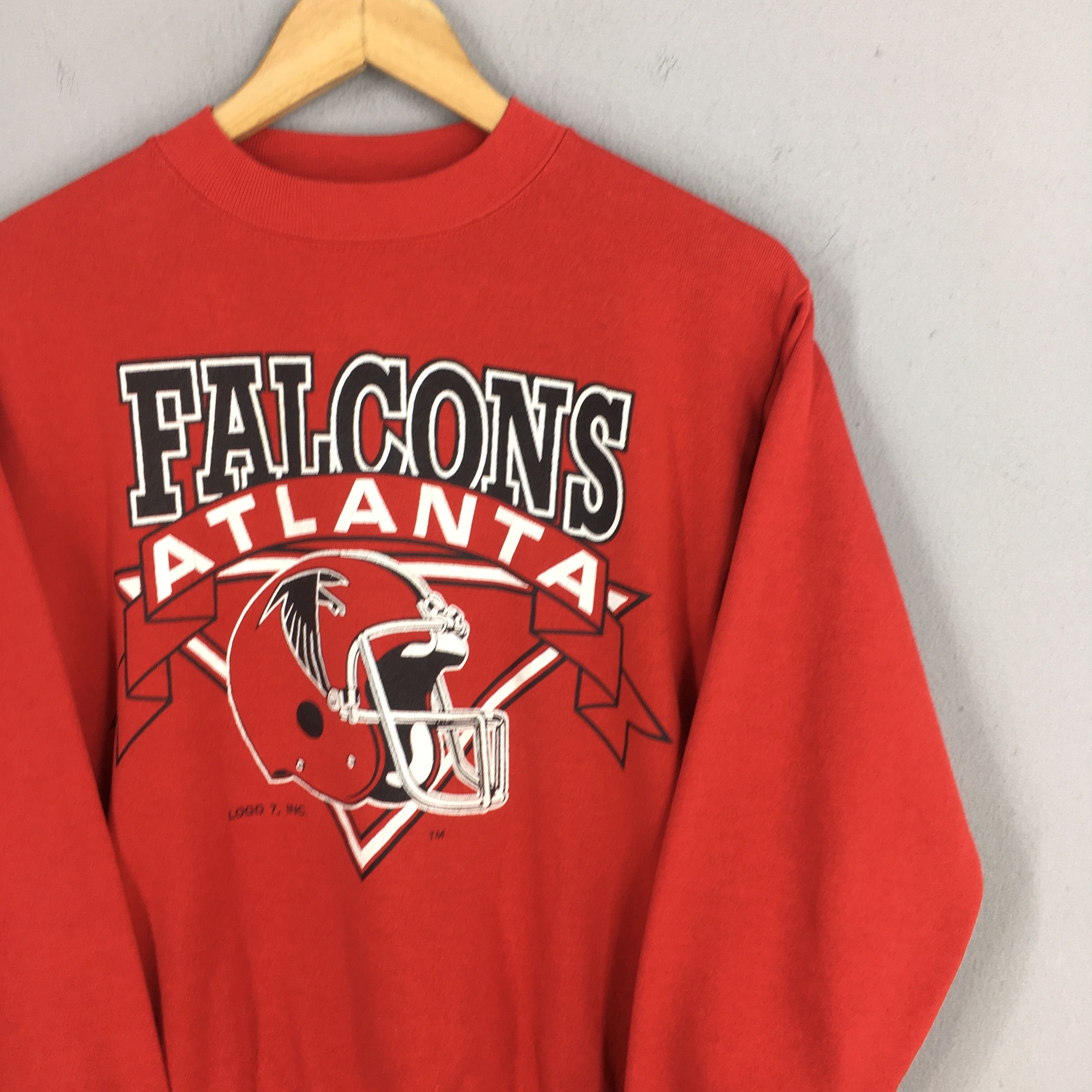 Logo 7 × NFL × Vintage Vintage Atlanta Falcons Rugby NFL Sweatshirt Small Size US S / EU 44-46 / 1 - 2 Thumbnail