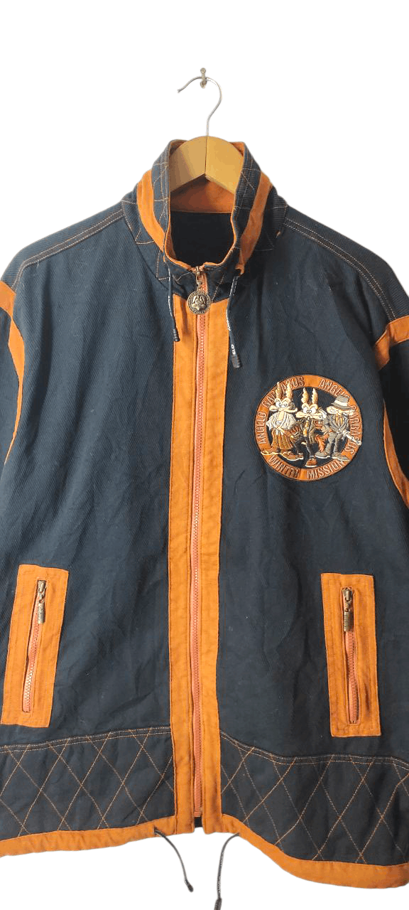 Japanese Brand ANGELO GARBASUS EMBROIDED JACKET Size US L / EU 52-54 / 3 - 6 Thumbnail