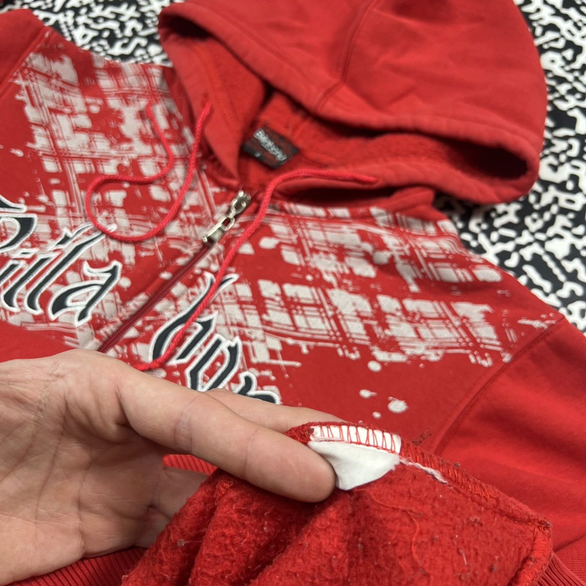 Billabong Vintage Y2K Billabong Surf Affliction Style Retro Zip Hoodie Size US L / EU 52-54 / 3 - 15 Thumbnail