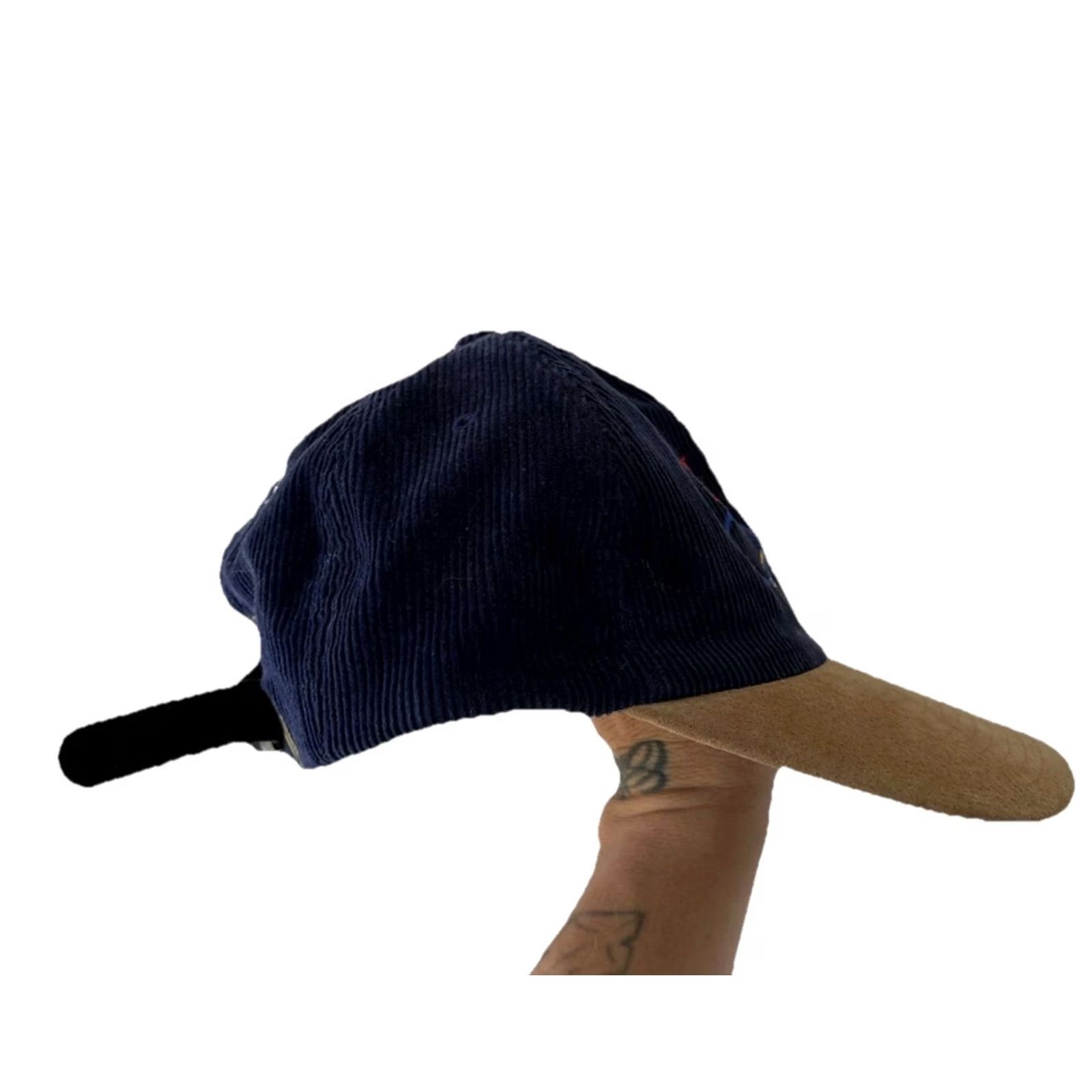 Starter VINTAGE Starter USA Corduroy Blue Strapback Hat Adjustable Men 90s Very Clean Size ONE SIZE - 3 Thumbnail