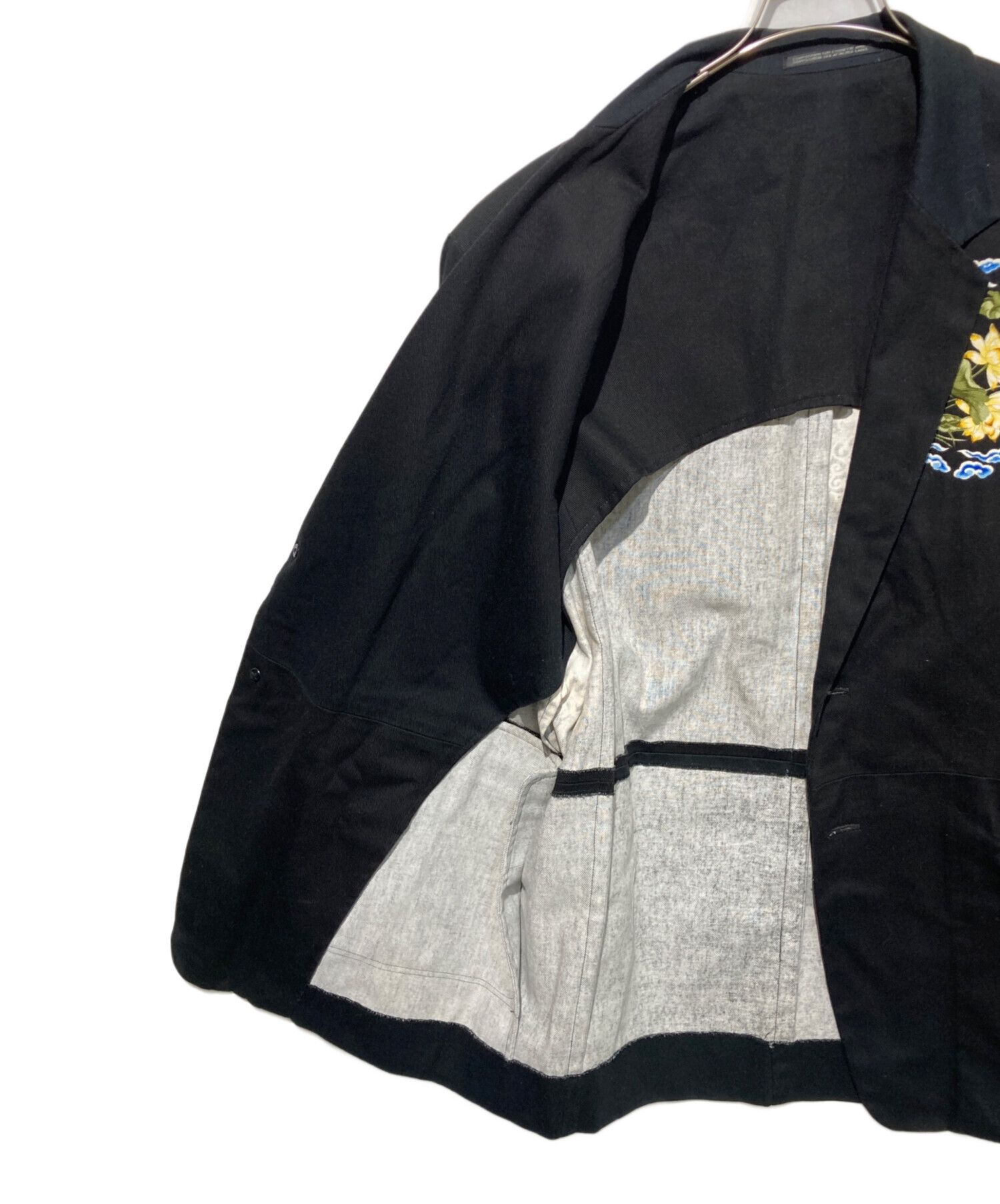Yohji Yamamoto Yohji Yamamoto pour homme 96SS Floral Print Tailored Jacket Size US M / EU 48-50 / 2 - 9 Thumbnail