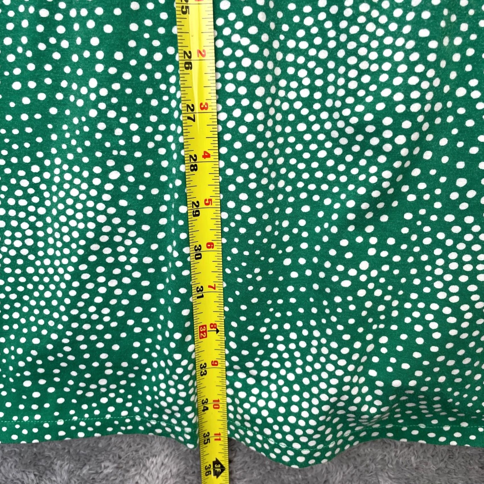 Boden Boden Dress Womens 10 Green Amelie Polka Dot Cotton Pleated Stretch Classic Polka Dot Shirt Dress Sleeves Short Green Womens 10 Casual Party/Cocktail Size L / US 10 / IT 46 - 7 Thumbnail