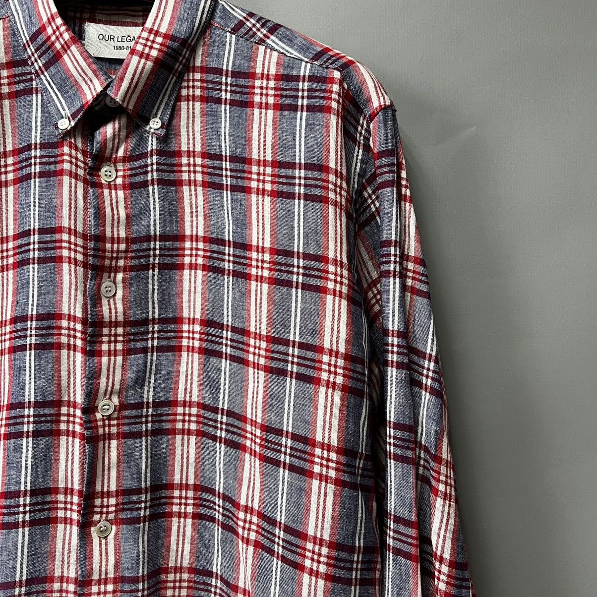 Our Legacy Our Legacy Linen Button-Up Shirt Size L Size US L / EU 52-54 / 3 - 5 Thumbnail