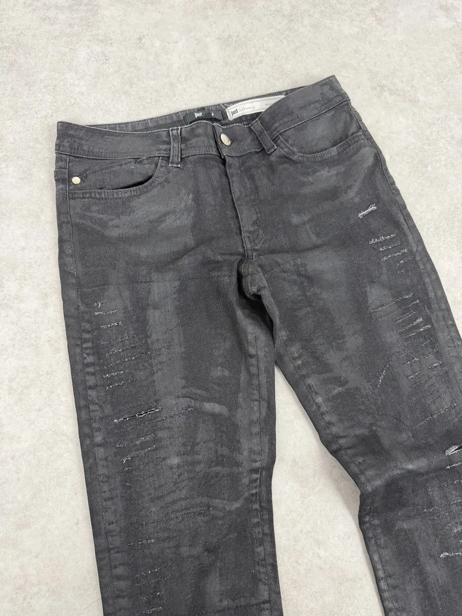 Just Cavalli AW2015 Cavalli Black Skinny Obscure Rock Denim Jeans Size US 30 / EU 46 - 12 Thumbnail