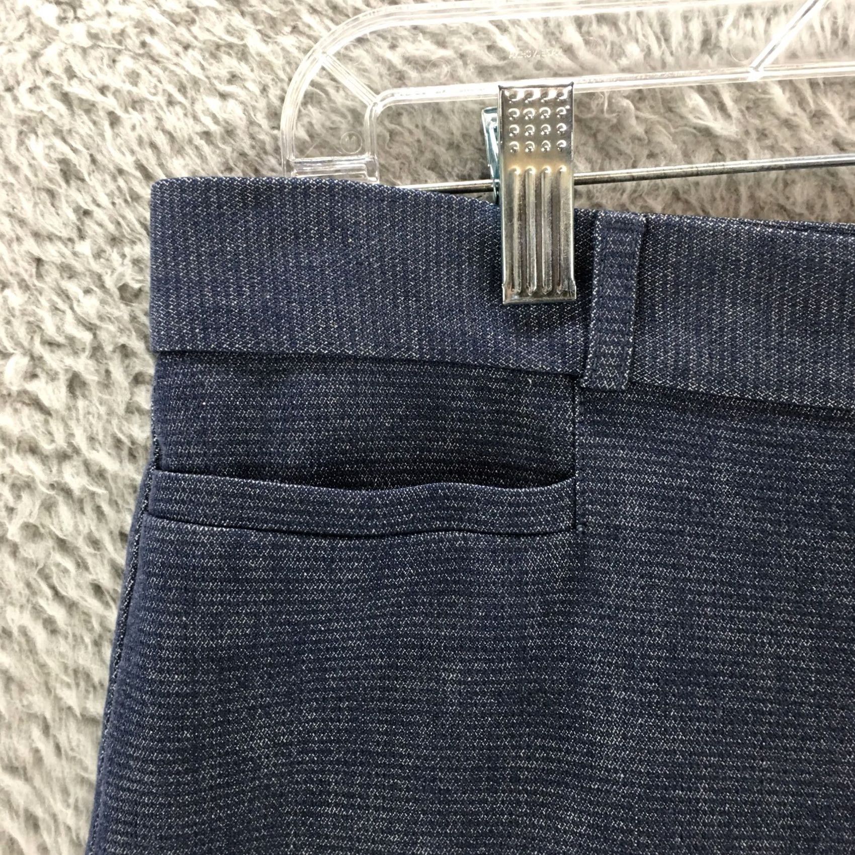 Banana Republic Banana Republic Dress Pants Women 8 Blue Mid Rise Flat Front Casual Zip Pants Size 30" / US 8 / IT 44 - 3 Thumbnail