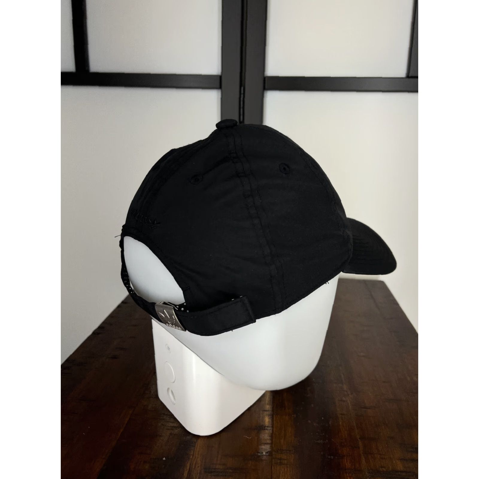 Adidas Adidas Hat Cap Strap Back Women One Size Black Embroidered 100% Nylon Outdoors Golf Hat Women Size ONE SIZE - 7 Thumbnail
