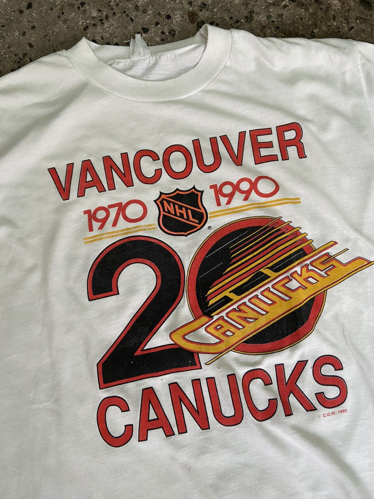 NHL × Vintage Vintage Vancouver Canucks T shirt Size US S / EU 44-46 / 1 - 2 Thumbnail
