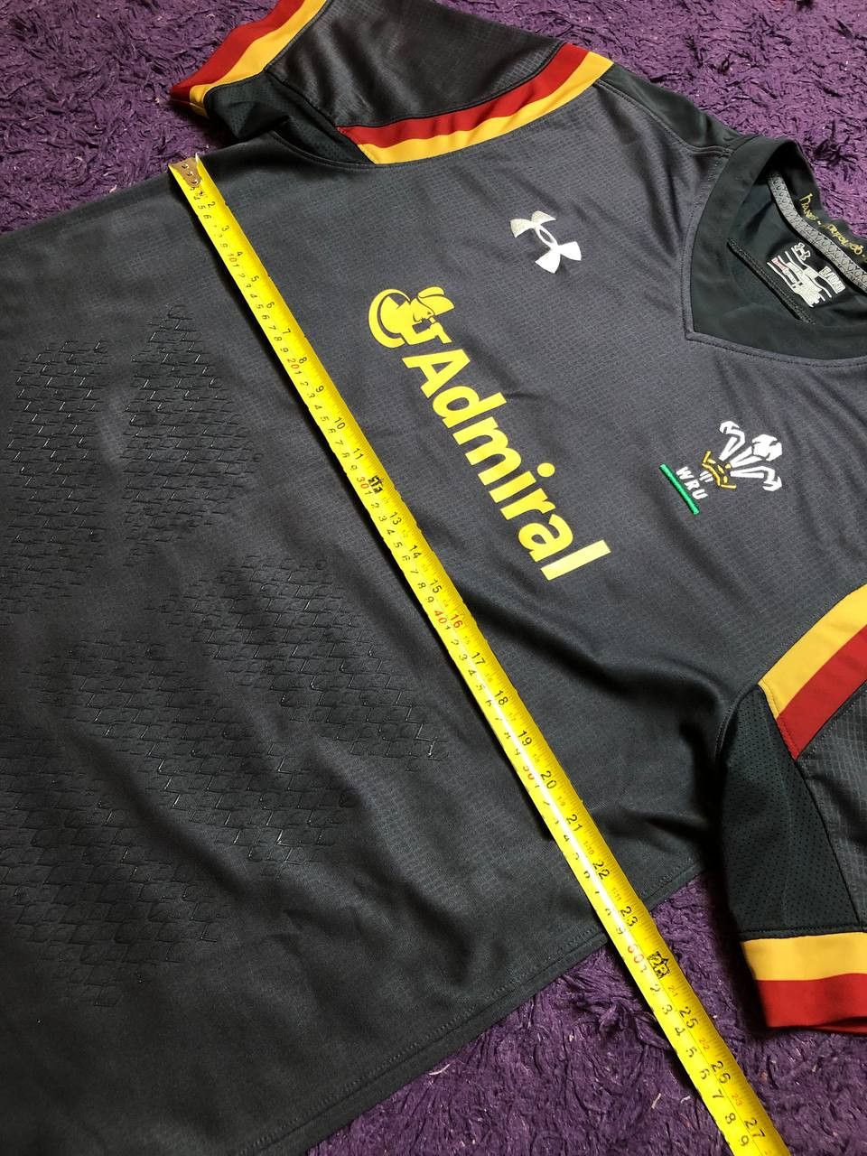 Under Armour WRU Wales Away Rugby Union Under Armour Shirt Jersey Size US XL / EU 56 / 4 - 10 Thumbnail