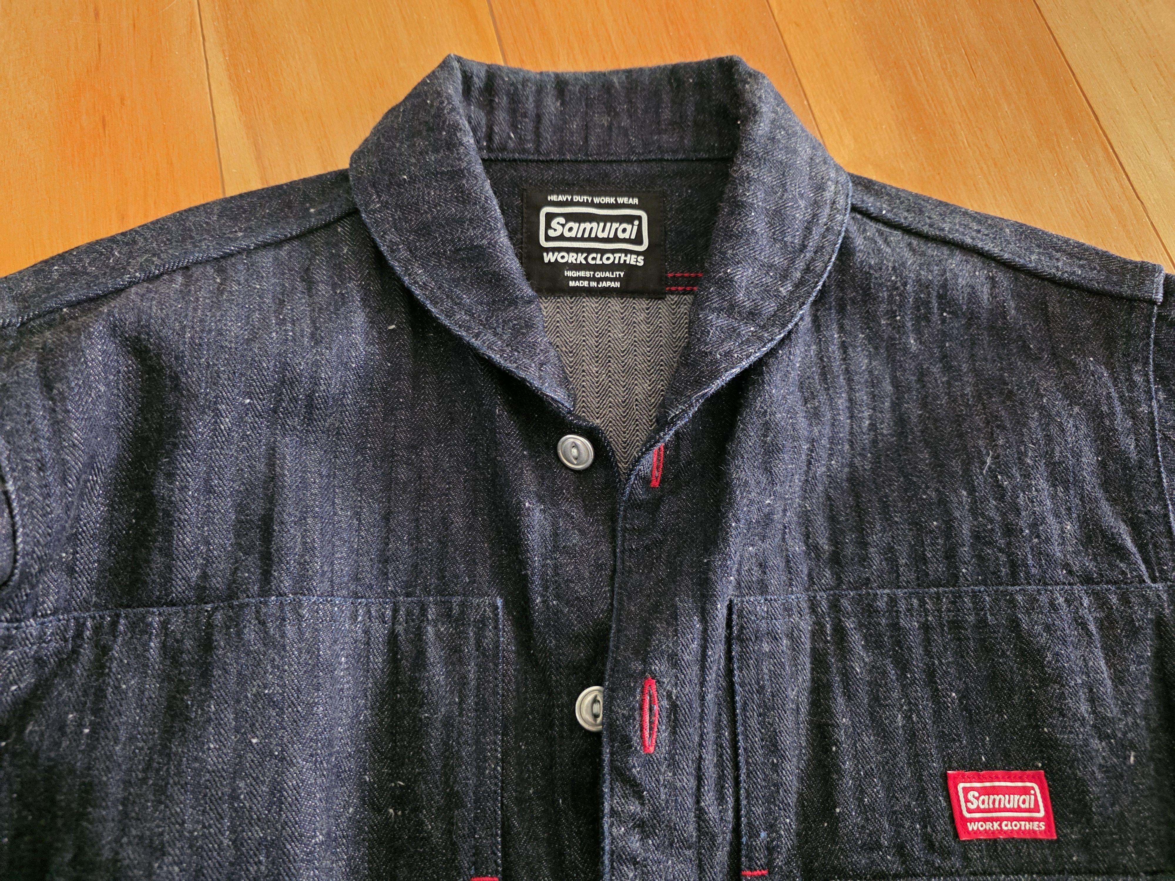 Samurai Jeans Samurai Shawl collar Shirt - Size XL Size US XL / EU 56 / 4 - 4 Thumbnail