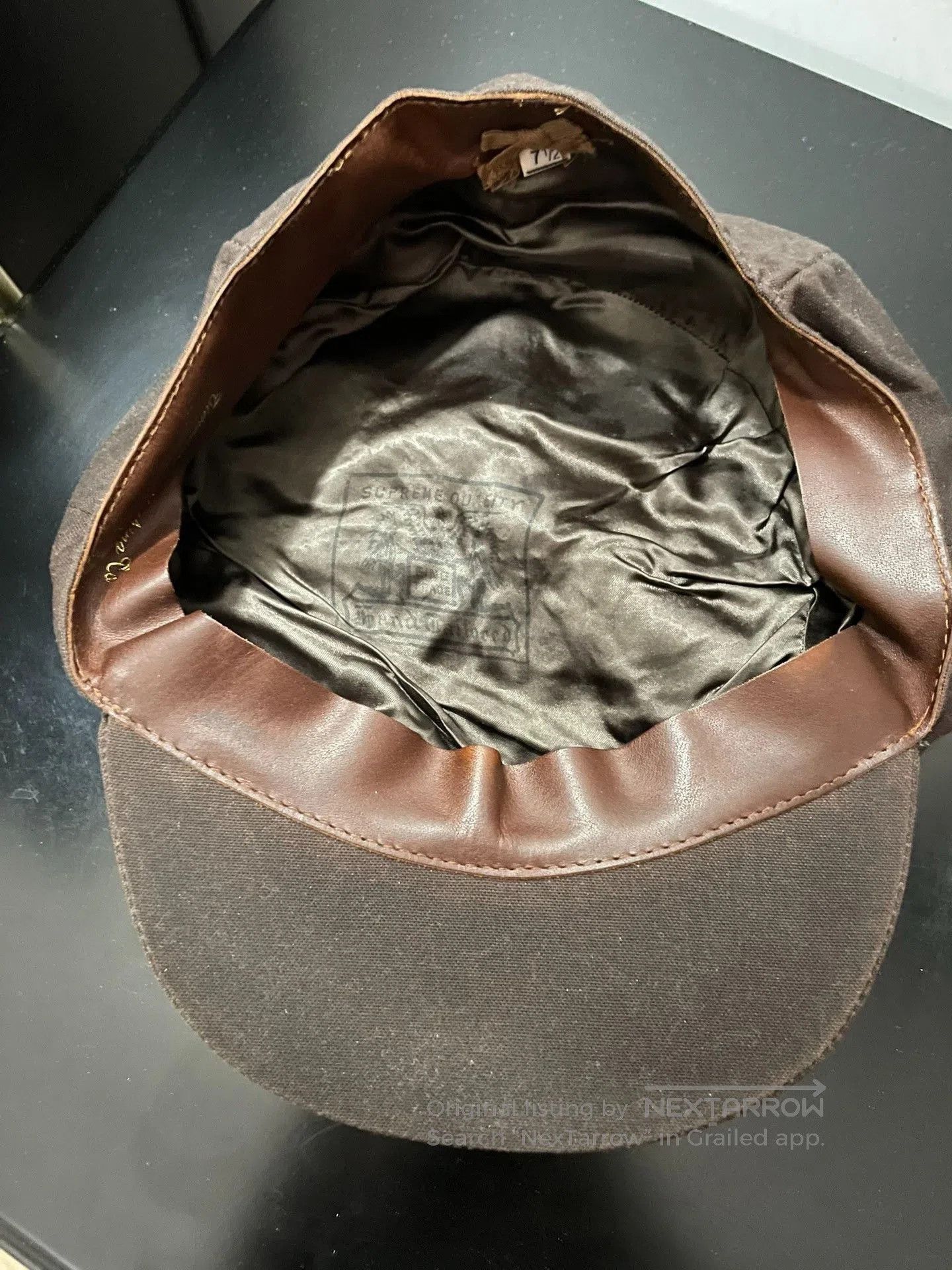 At Last & Co AT LAST & CO Waxed Newsboy Cap. Size ONE SIZE - 3 Thumbnail