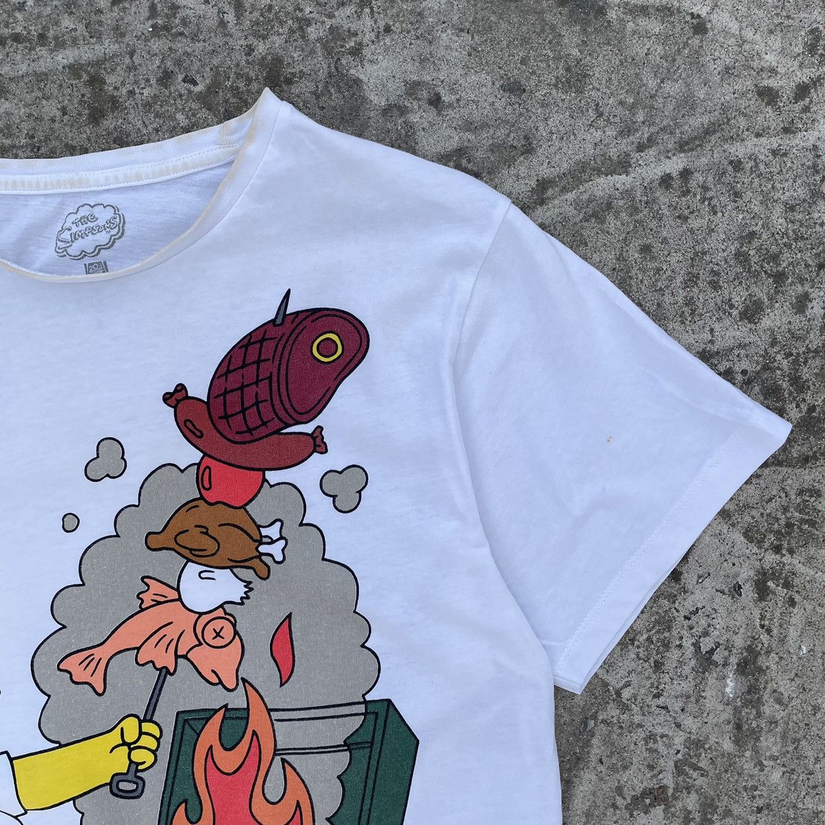 The Simpsons × Vintage Vintage T-shirts Homer The Simpson Big Logo Kiss The Cheff Size US L / EU 52-54 / 3 - 6 Thumbnail