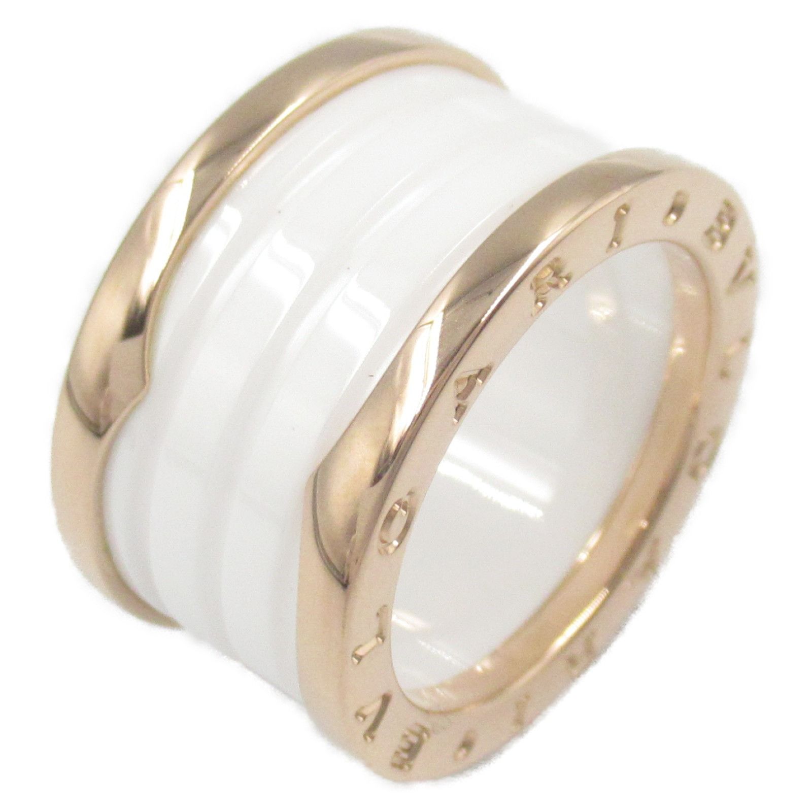 ブルガリ B-zero1 Au750 リング 11.5号 Bvlgari Bvlgari Bvlgari B-zero1 Au750 Ceramic Ring Size 11.5