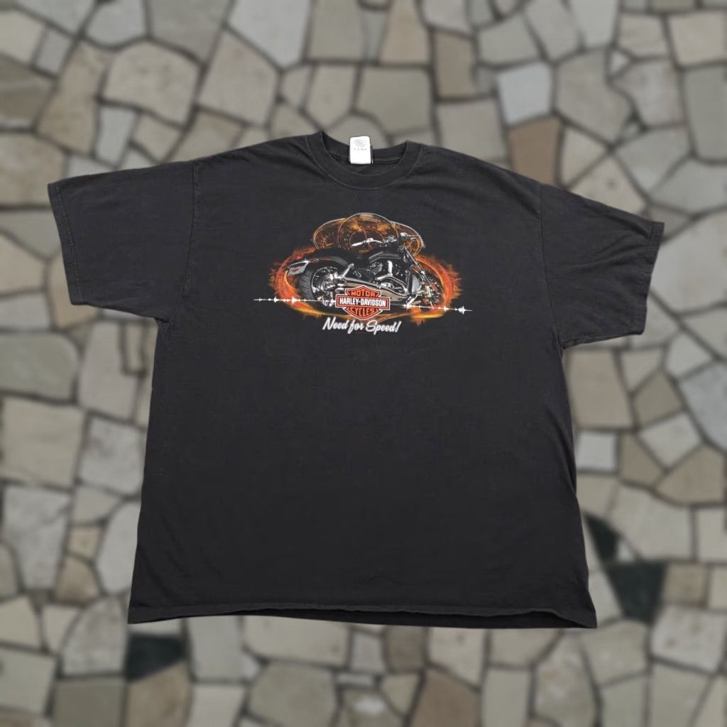 Harley Davidson Harley-Davidson Shirt Mens 2XL Black Motorcycle Morgan Hill House Of Thunder '07 T-Shirt Crew Neck Short Sleeve Graphic Print Logo Vintage: No Size US XXL / EU 58 / 5 - 1 Thumbnail
