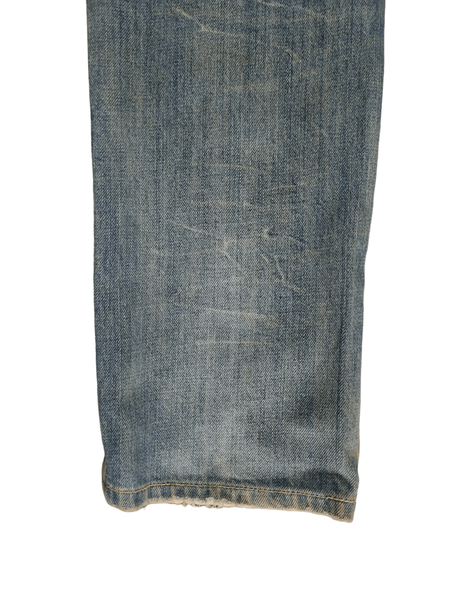 Beams Plus Beams Distress Faded Denim Jeans Undercover Style Y2k Size US 31 - 17 Thumbnail