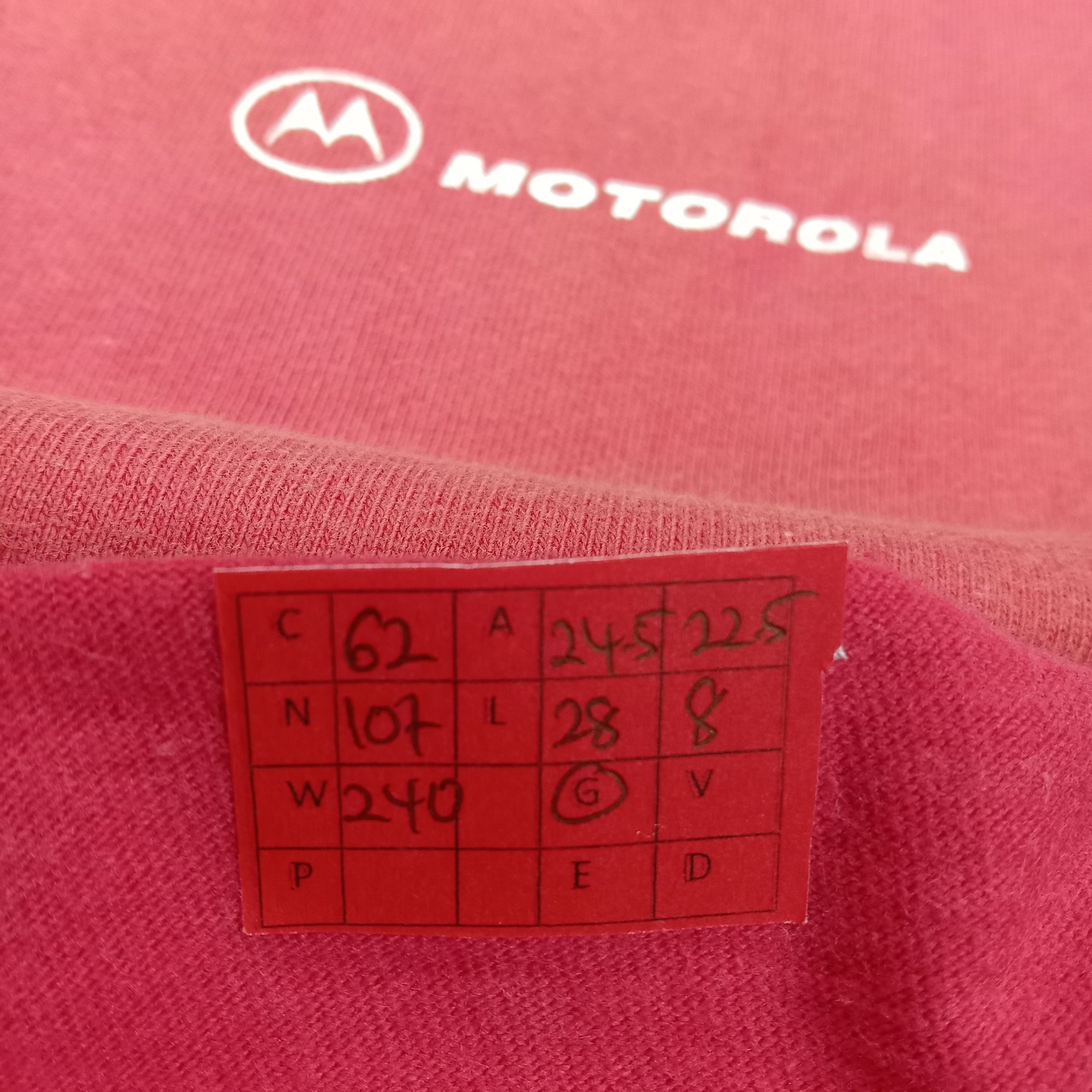 Motorola × Vintage Motorola Tshirt Streetwear Style Size US XL / EU 56 / 4 - 9 Thumbnail