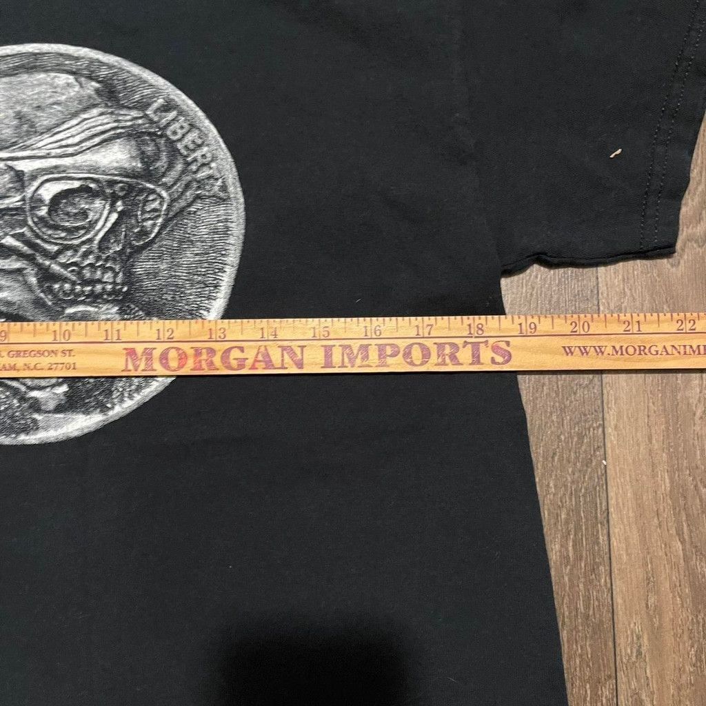 Gildan 1937 silver dollar skull shirt size M Size US L / EU 52-54 / 3 - 3 Thumbnail