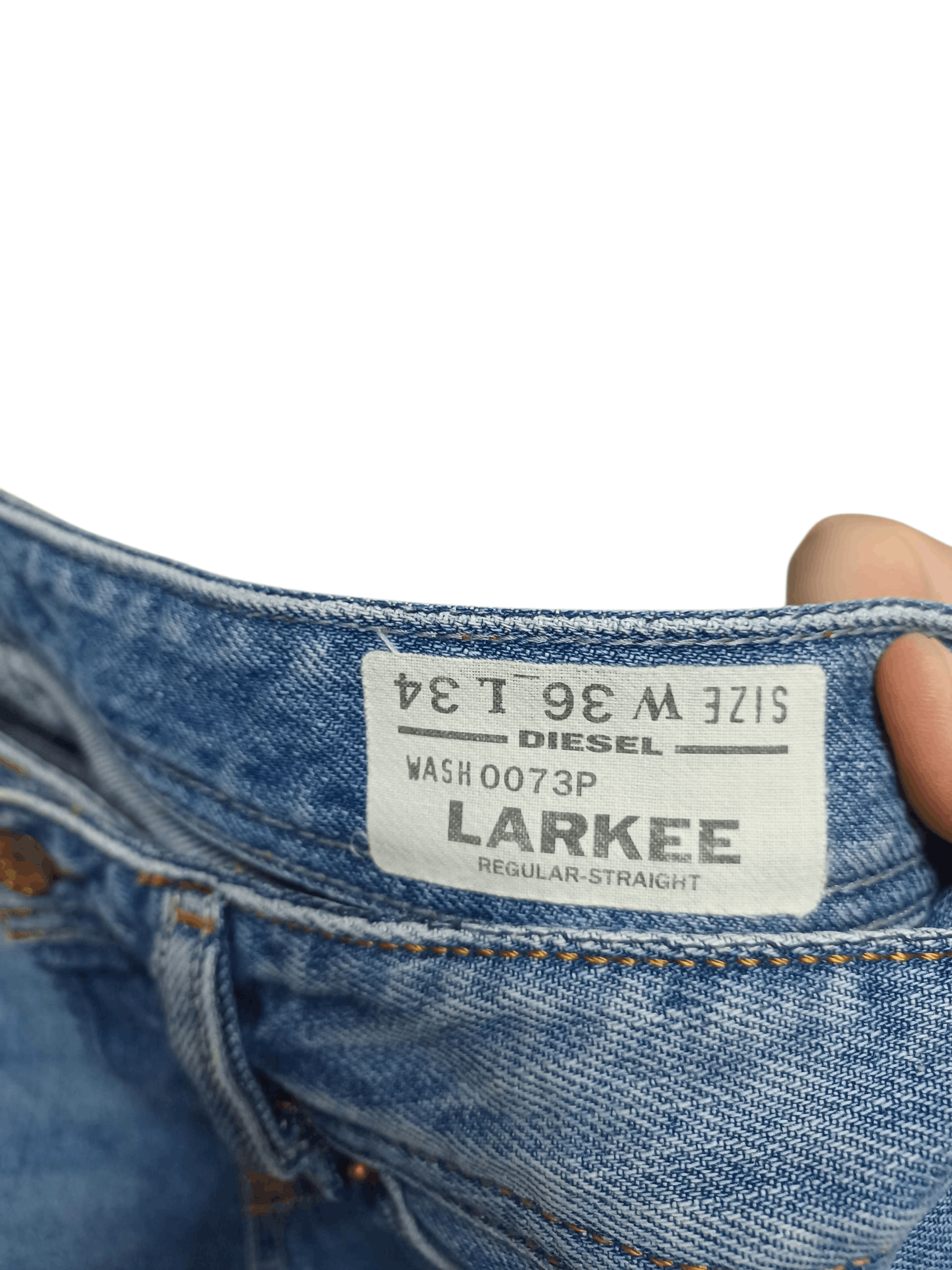 Diesel DIESEL LARKEE VINTAGE W36 L34 JEANS DENIM Size US 36 / EU 52 - 4 Thumbnail