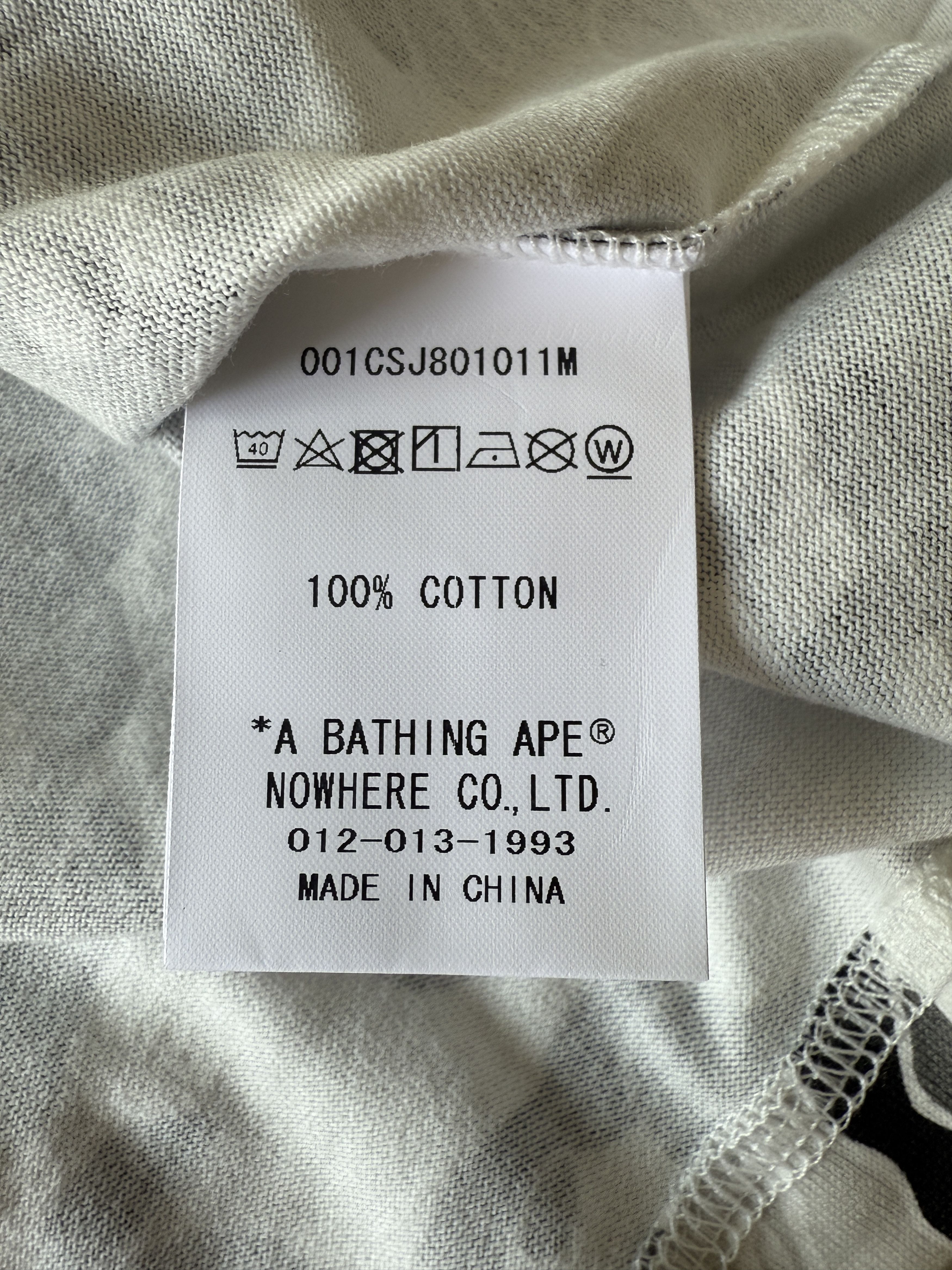 Bape ABC CAMO COLLEGE TEE Size US L / EU 52-54 / 3 - 7 Thumbnail