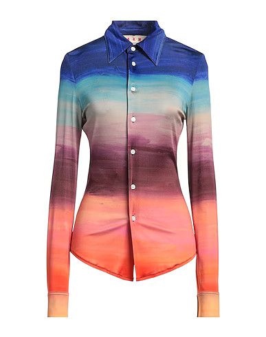 image of Marni O1W1Db10524 Patterened Shirts In Multicolor, Women's (Size XL)