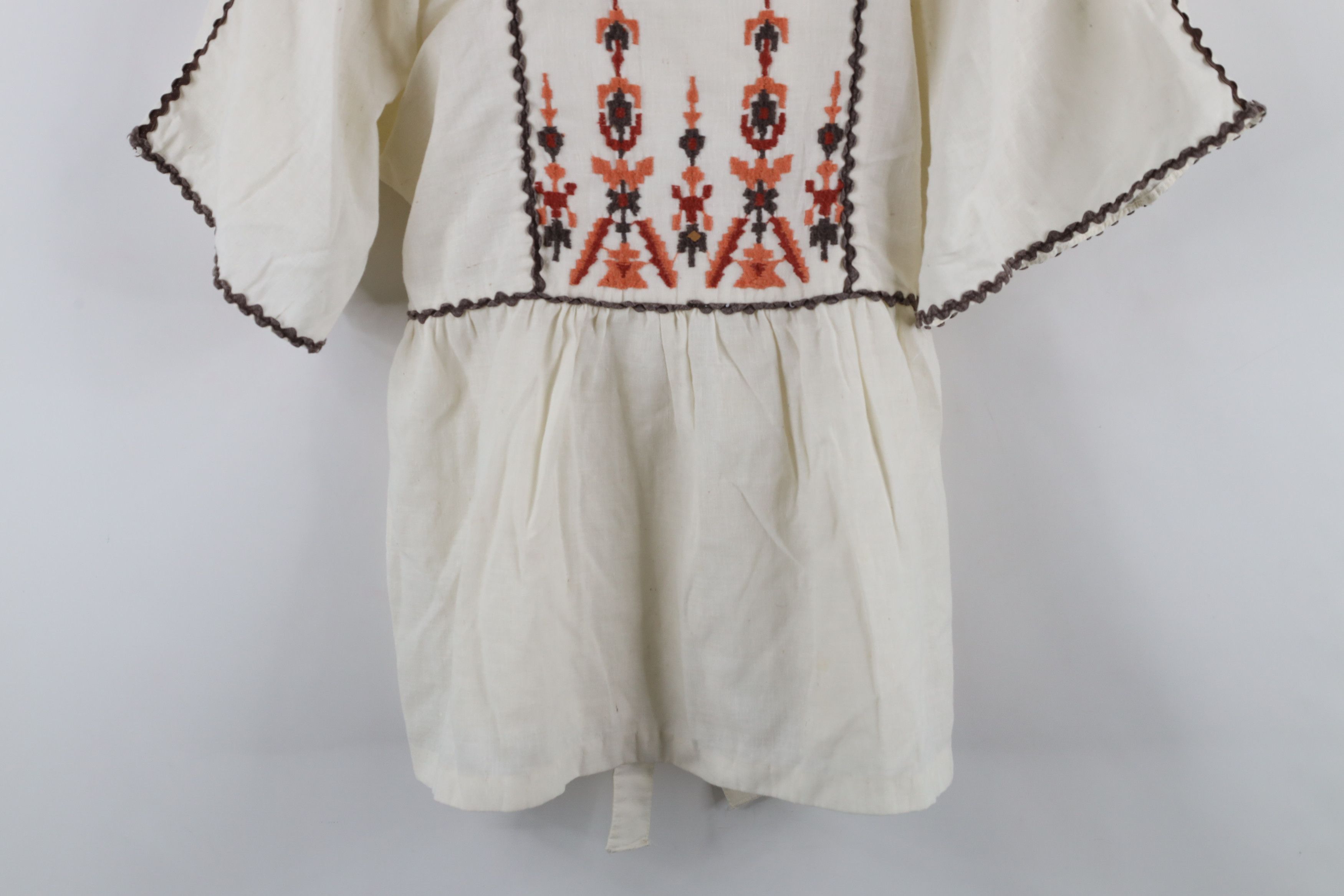 Vintage Vintage 60s 70s Boho Chic Fiesta Folk Blouse Top USA Size L / US 10 / IT 46 - 3 Thumbnail