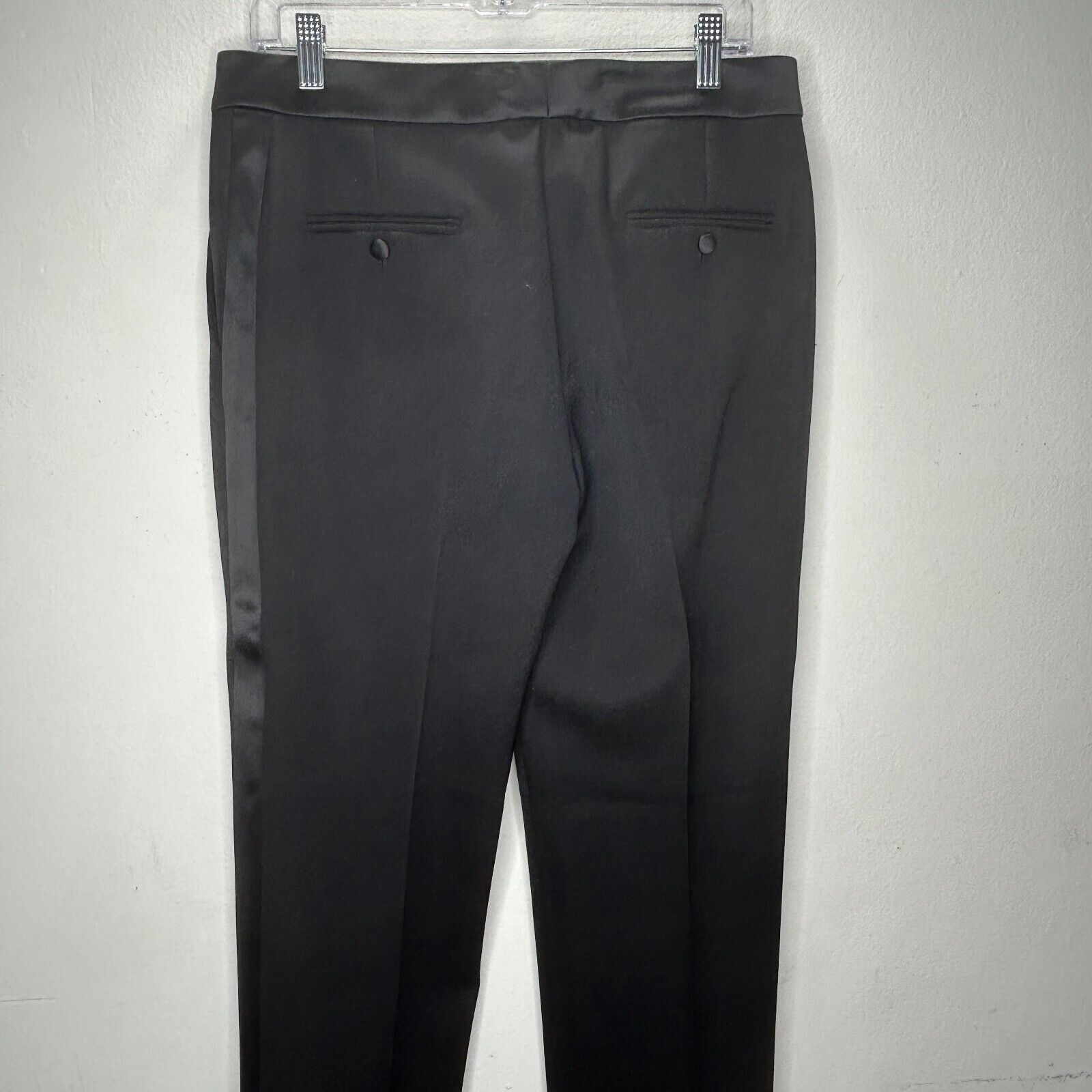 Saint Laurent Paris Yves St Laurent Black Edition Soir TuxedoPant 40 / 6 Size 28" / US 6 / IT 42 - 7 Thumbnail