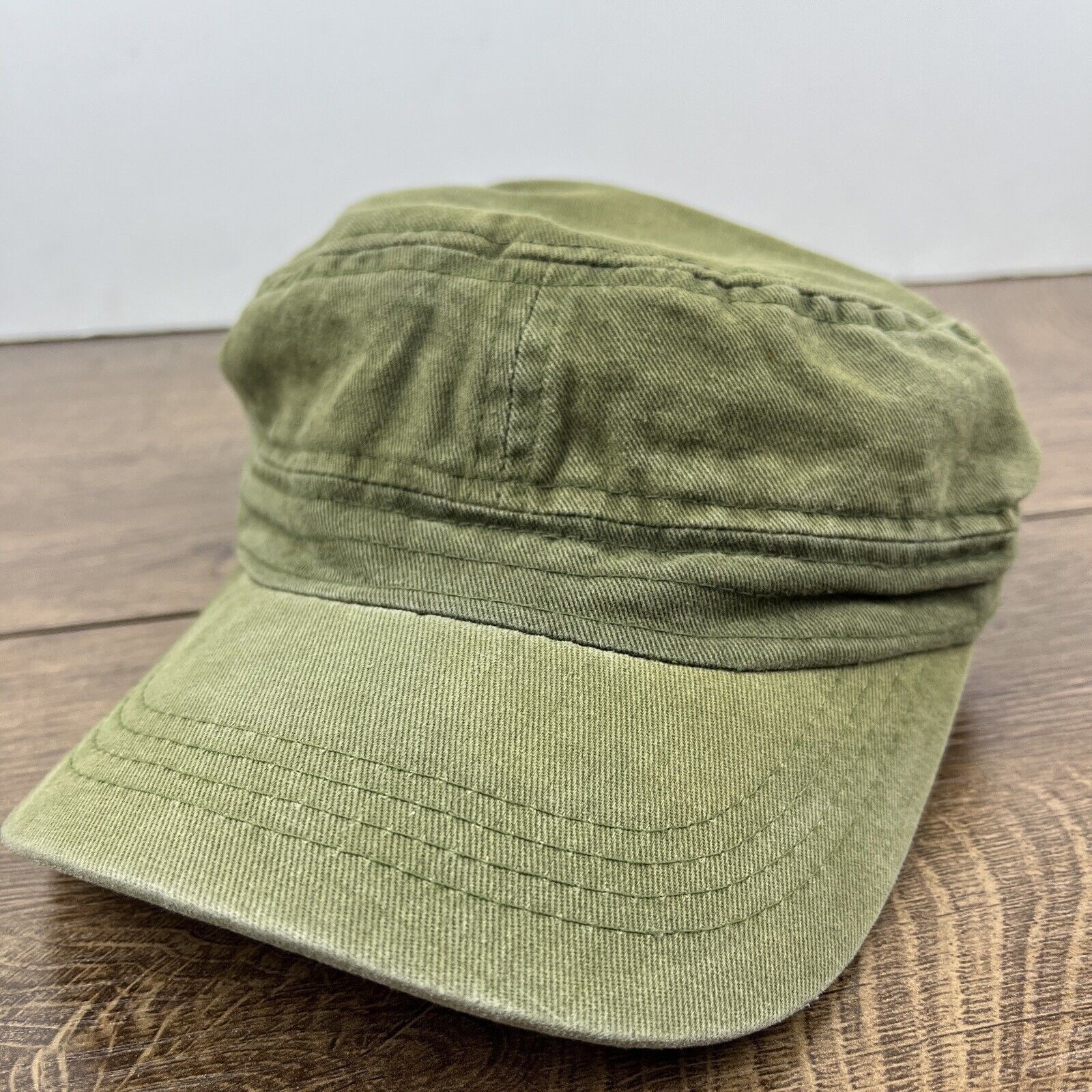 Other Plain Green Hat Adjustable Adult Size Hat Green Cap Size ONE SIZE - 5 Thumbnail