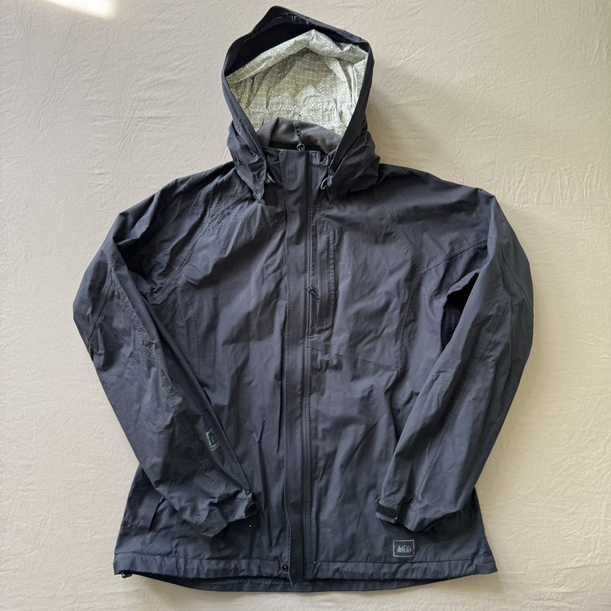 Rei REI Co-Op Waterproof Windbreaker Elements Jacket Size L / US 10 / IT 46 - 1 Thumbnail