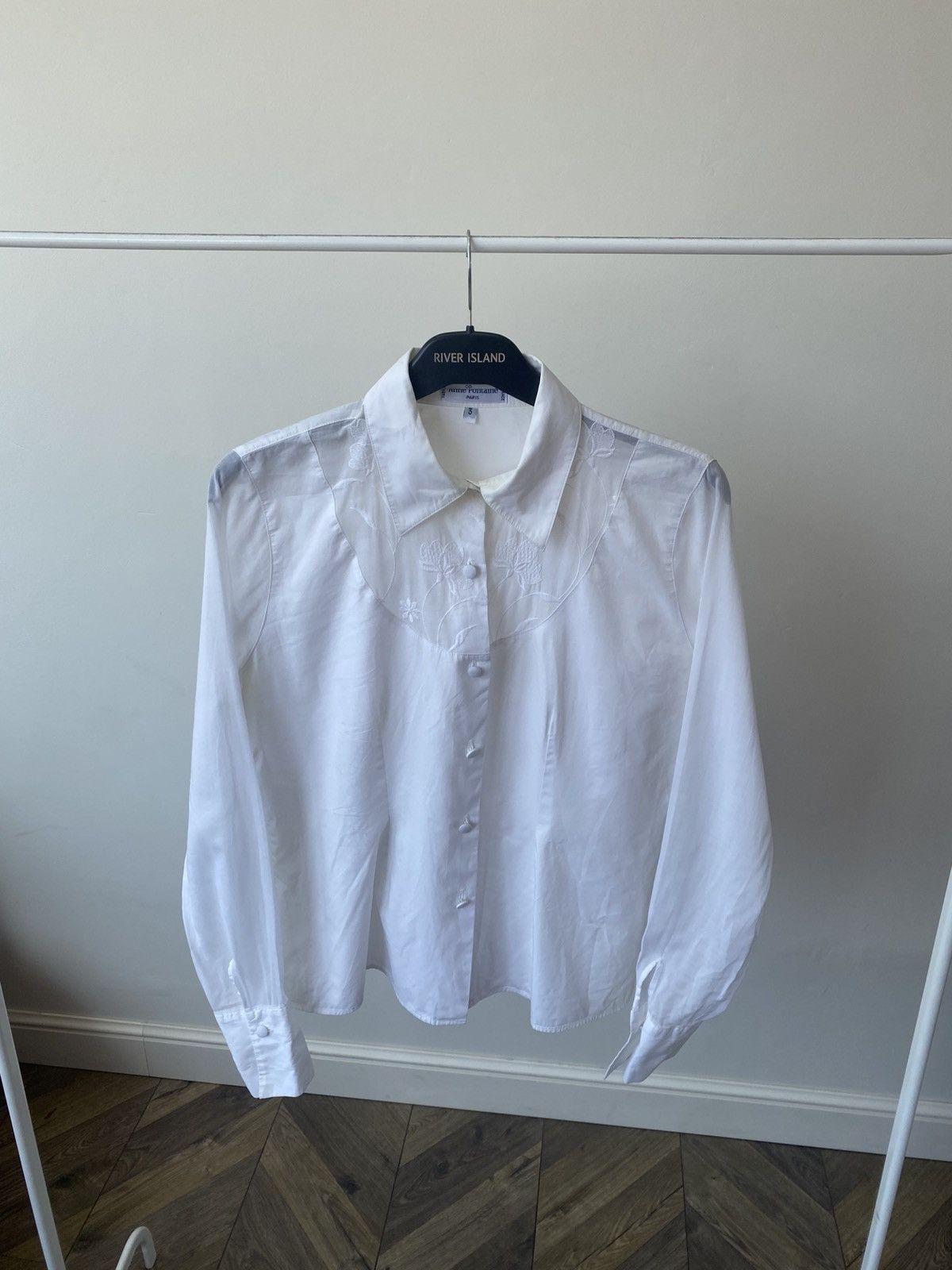 ANNE FONTAINE Vintage Anne Fontaine Paris womens button up shirt Size XS / US 0-2 / IT 36-38 - 5 Thumbnail