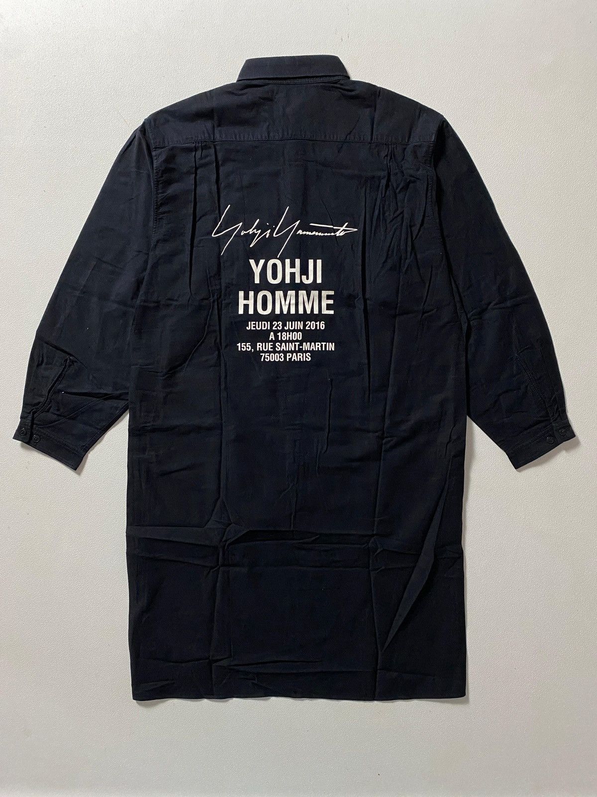Yohji Yamamoto 💎Yohji Yamamoto Pour Homme staff shirts Size US M / EU 48-50 / 2 - 2 Thumbnail