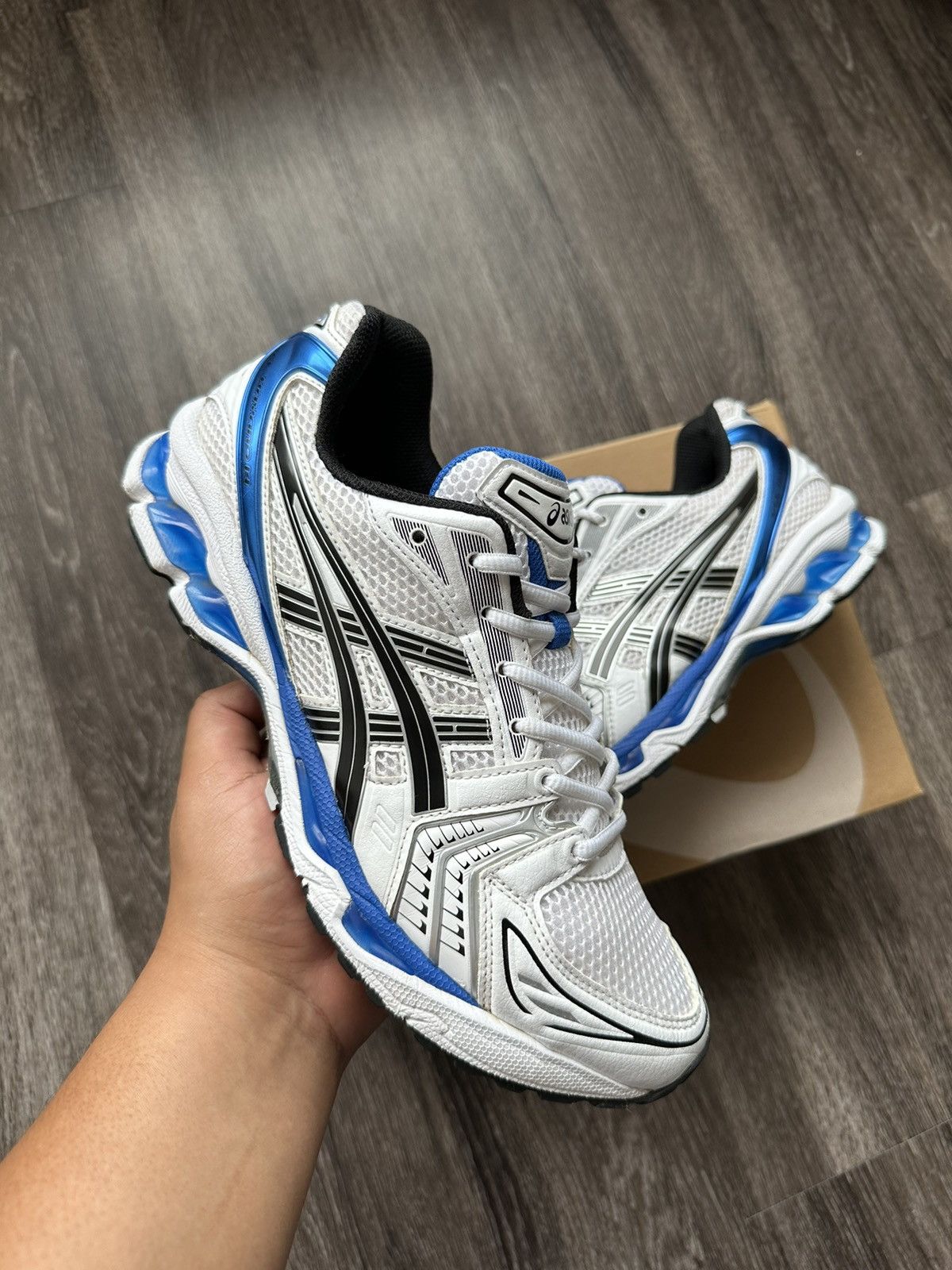 Asics ASICS Gel Kayano 14 Tuna Blue Metallic Balenciaga Size 9.5