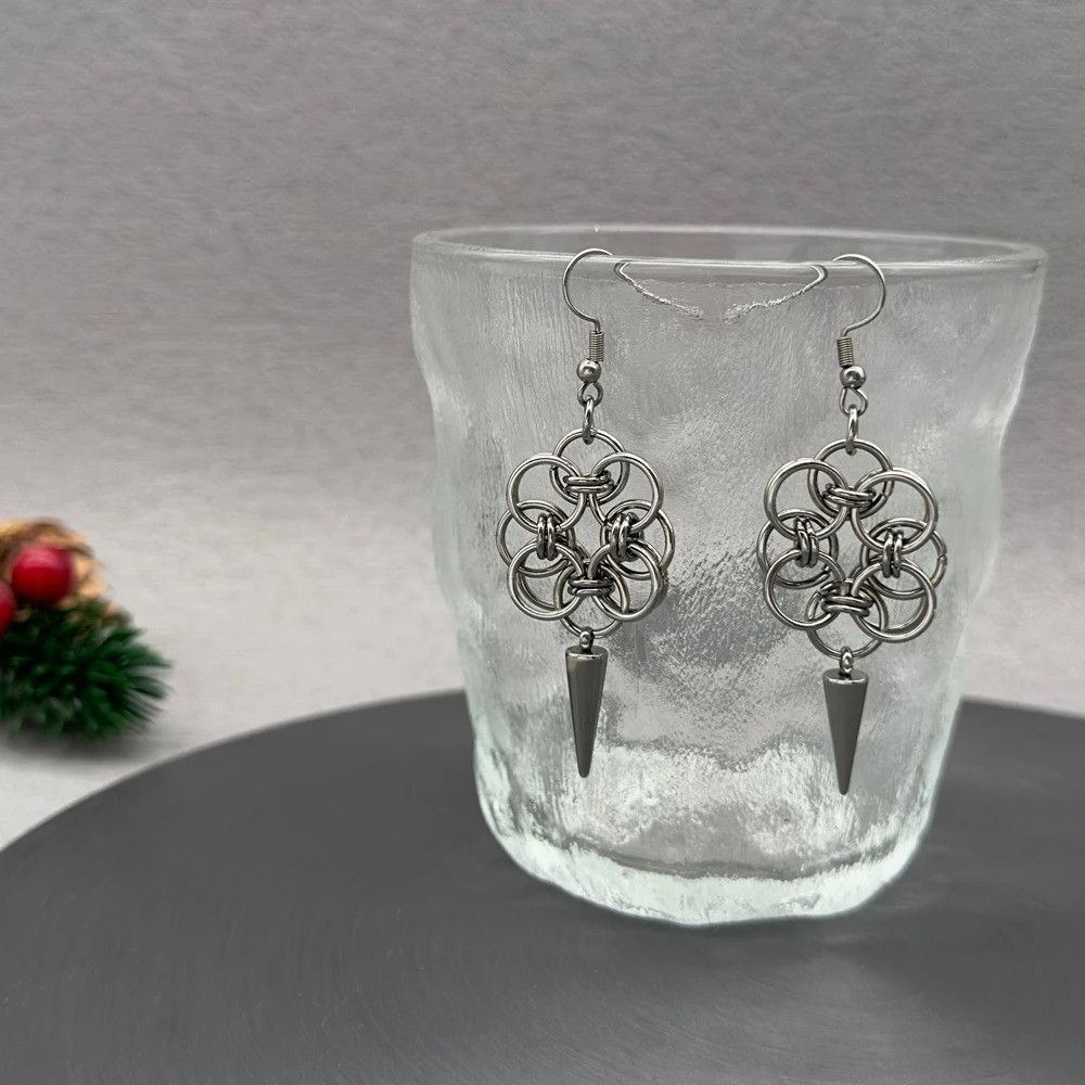 Jewelry Gothic Edgy Spiked Earring Size ONE SIZE - 1 Thumbnail