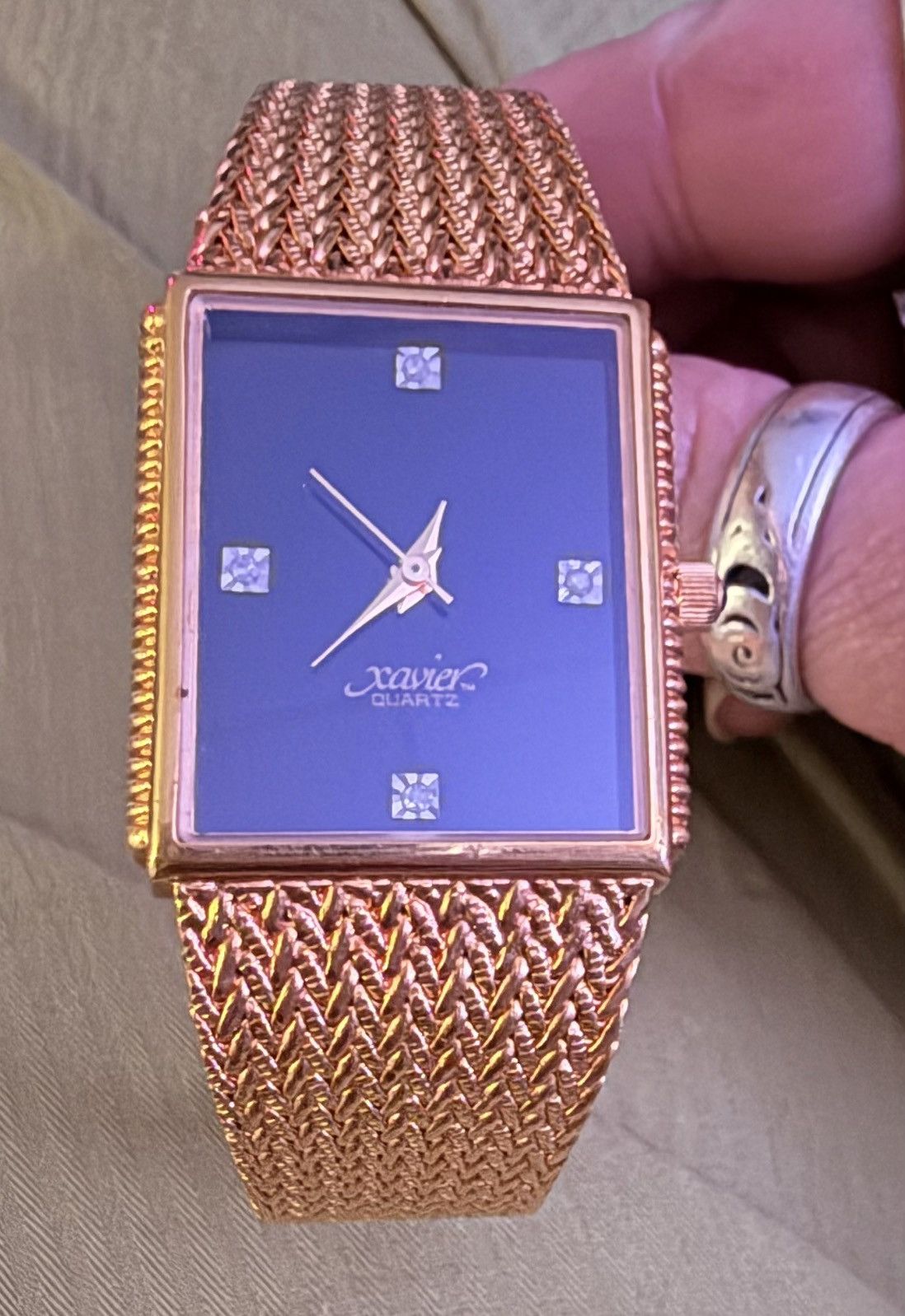 Xavier Xavier Diamond Gold plated Masterpiece Vintage watch Size ONE SIZE - 2 Thumbnail