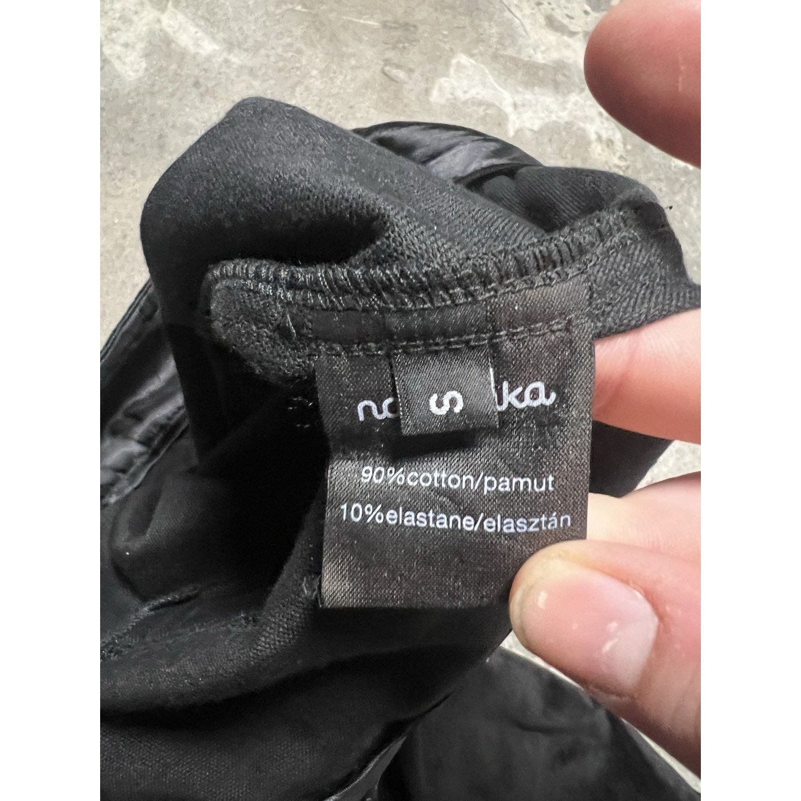 Nanushka Nanushka Black Cotton Capri Pants Shorts Size Small 31x19.5 Size 31" - 5 Thumbnail